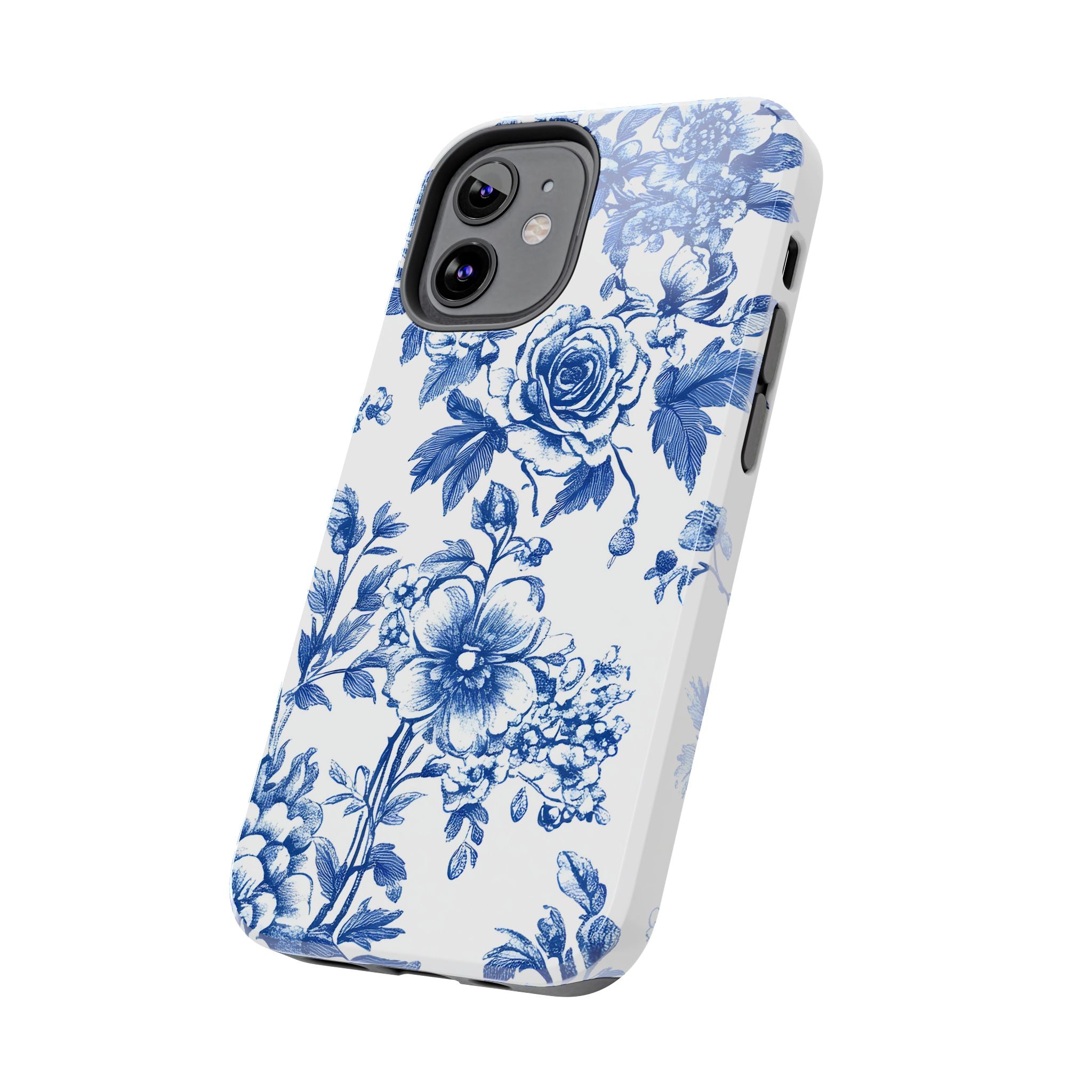 french-toile-floral-tough-iphone-case-blue-iphone-cover-protective-iphone-case-hard-shell-iphone-case-vintage-design-phone-ca