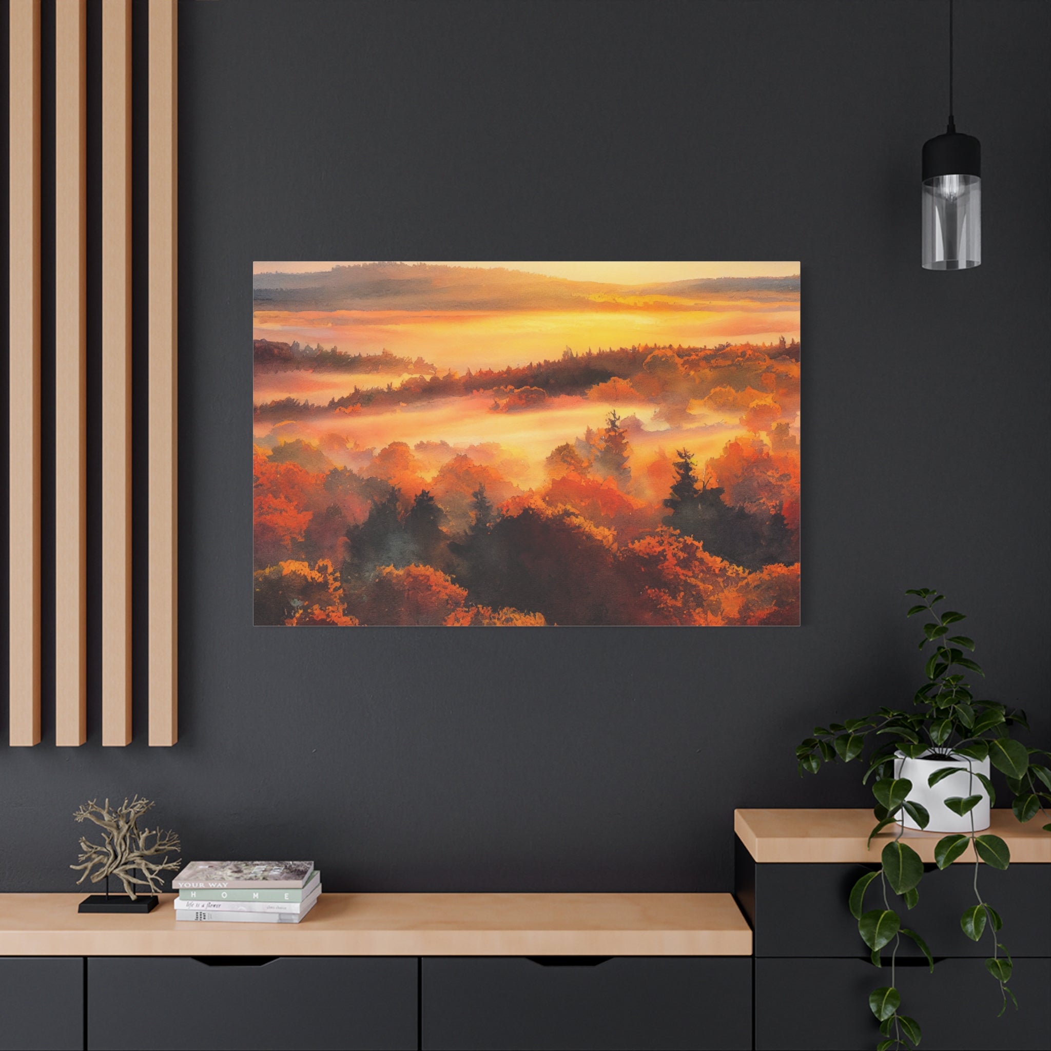 watercolor-fall-canvas-wall-art-fall-sunset-tree-print-stretched-matte-canvas-home-decor-autumn-decor-gift-for-nature-lovers