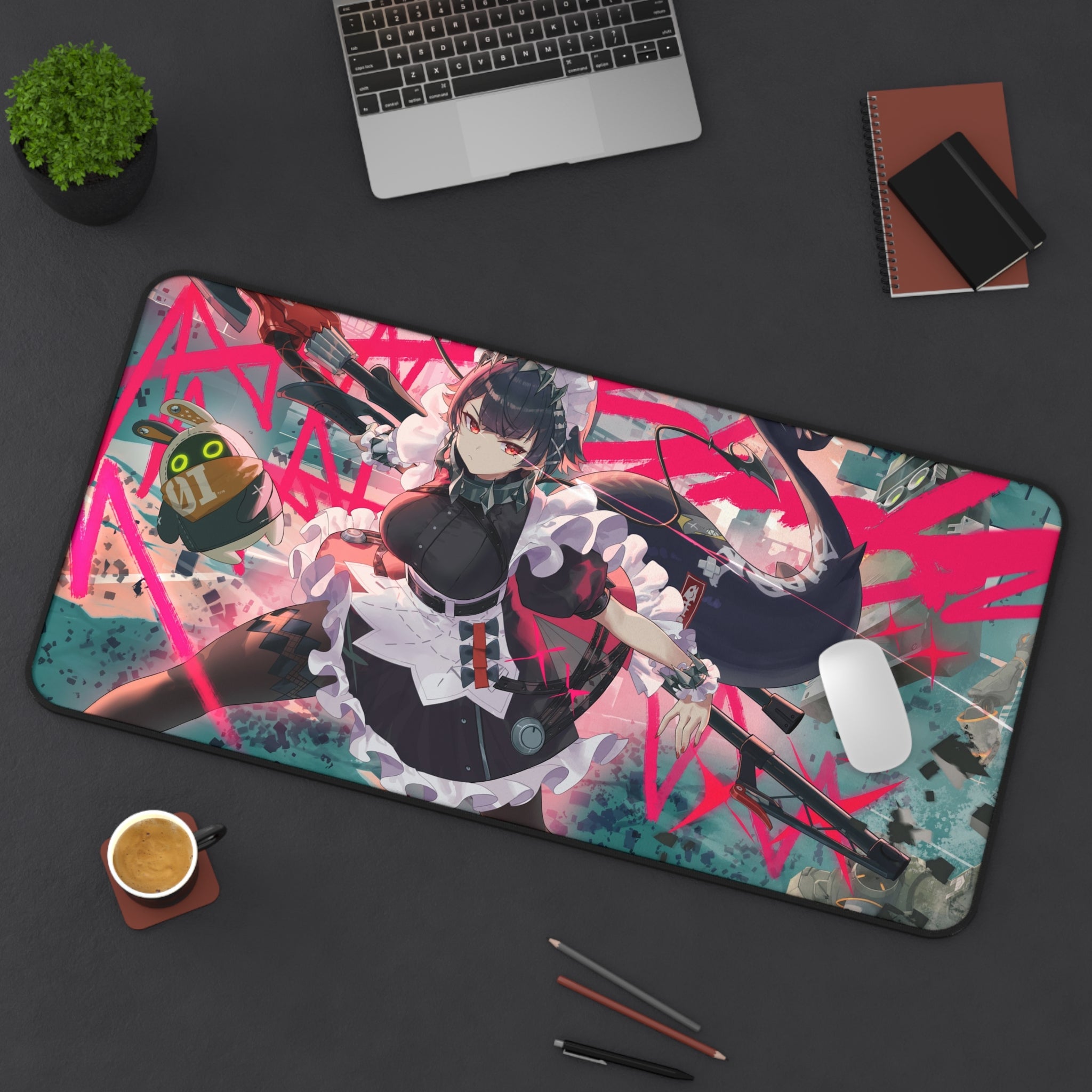 Zenless Zone Zero Ellen Joe Gaming Mouse Pad - ZZZ Desk Mat - New Eridu Anime Desk pad - XL Waifu Ga