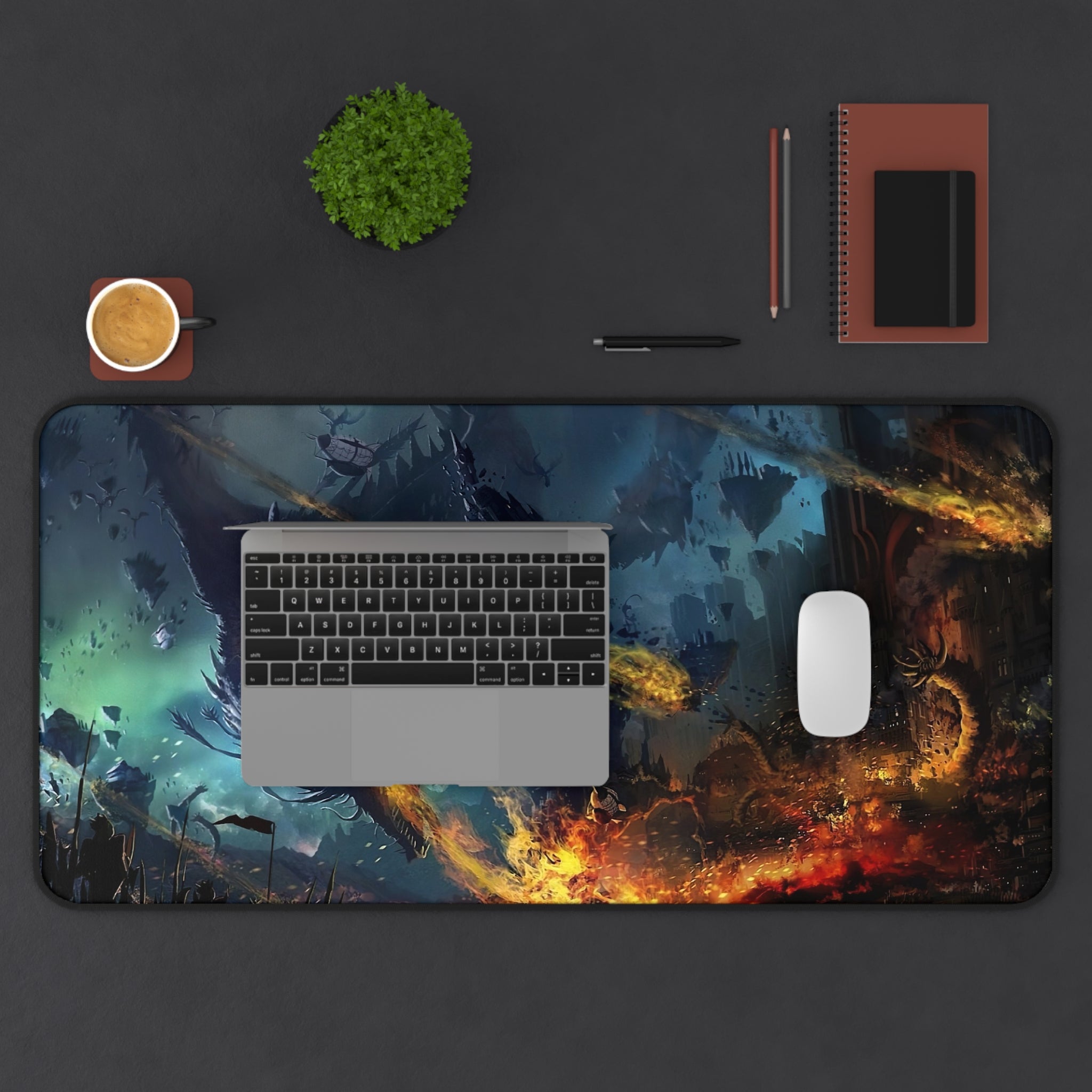 fantasy-flying-dragon-mouse-pad-castle-xlarge-desk-pad-for-gaming-and-work-colorful-anime-dragon-desk-mat-non-slip-desk-mat-f