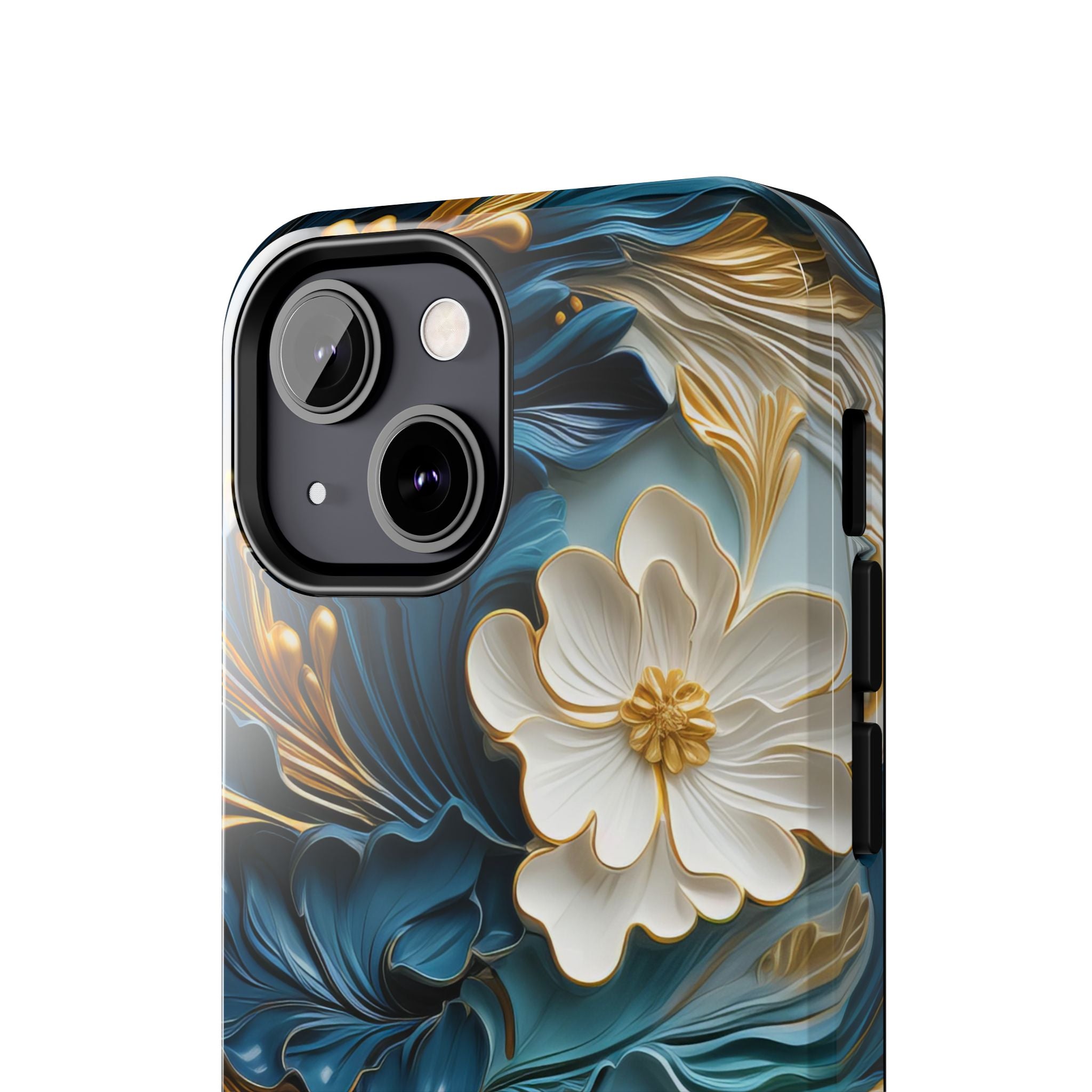 textured-art-nouveau-floral-tough-phone-case-cottagecore-iphone-case-unique-floral-phone-cover-vintage-style-iphone-case-prot