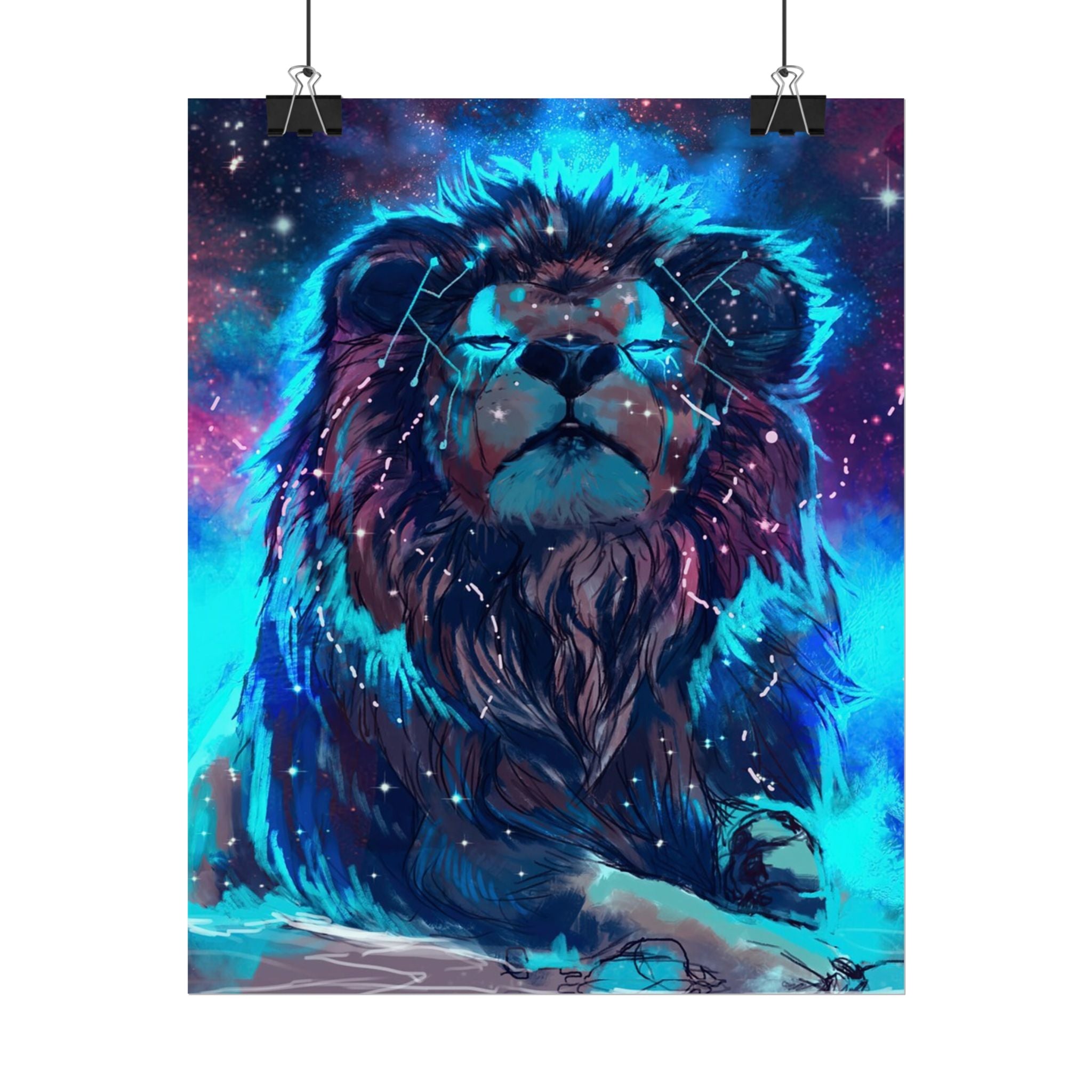 poster-print-lion-wall-art-fantasy-leon-living-room-decor-lion-wall-decor-lion-poster-jungle-animal-art-print-wildlife-safari