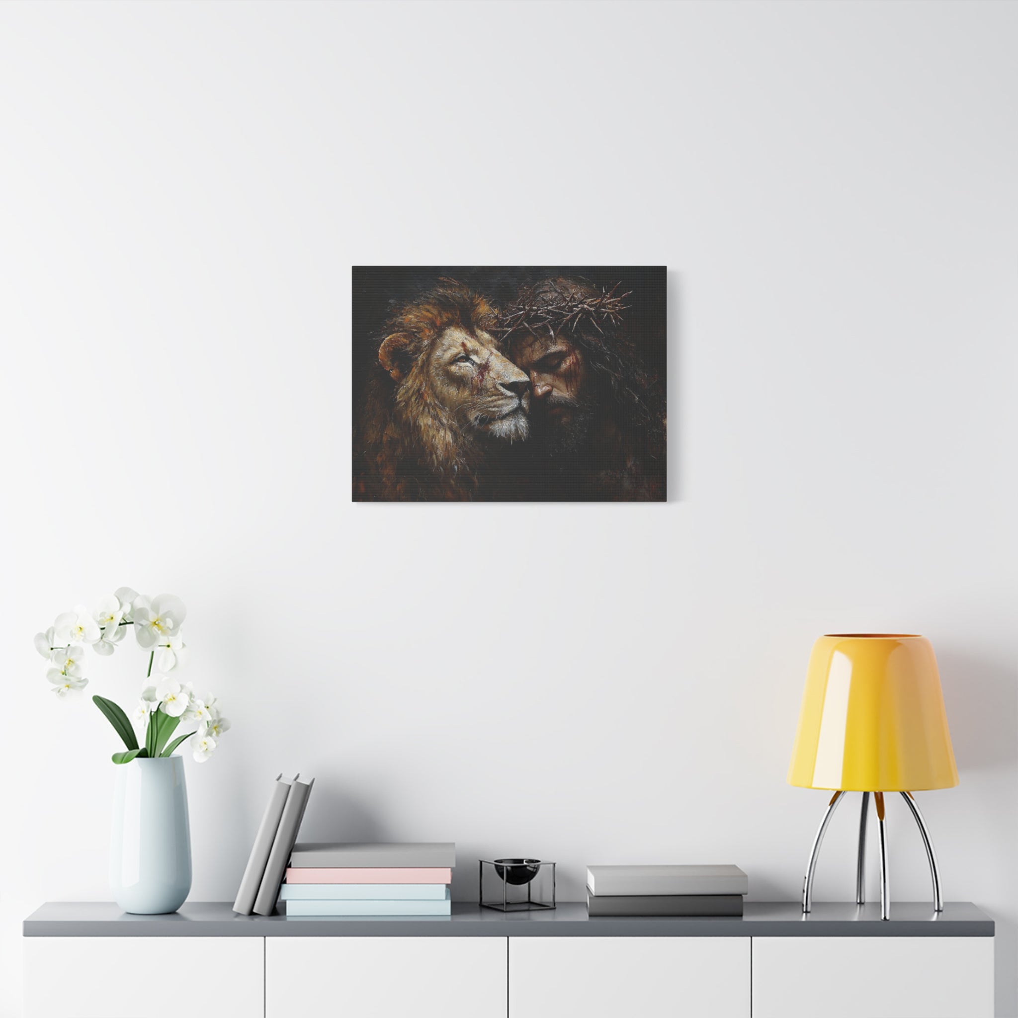 canvas-print-jesus-and-lion-wall-art-christian-home-decor-religious-wall-hanging-inspirational-artwork-gift-for-him-biblical-