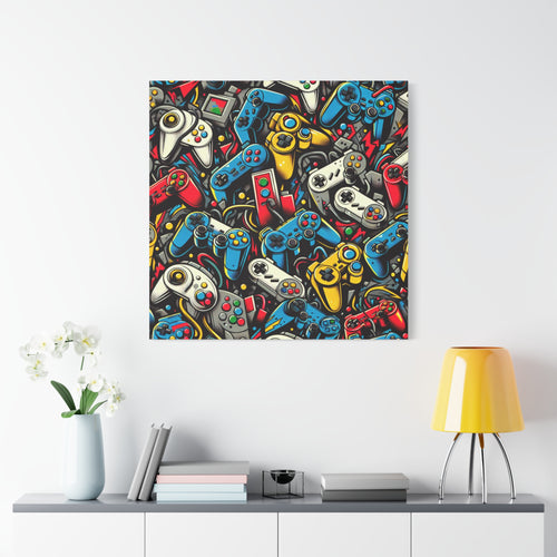 canvas-art-video-game-controller-graffiti-wall-decor-gamer-gift-teen-room-decor-boys-room-art-gaming-wall-print-man-cave-deco
