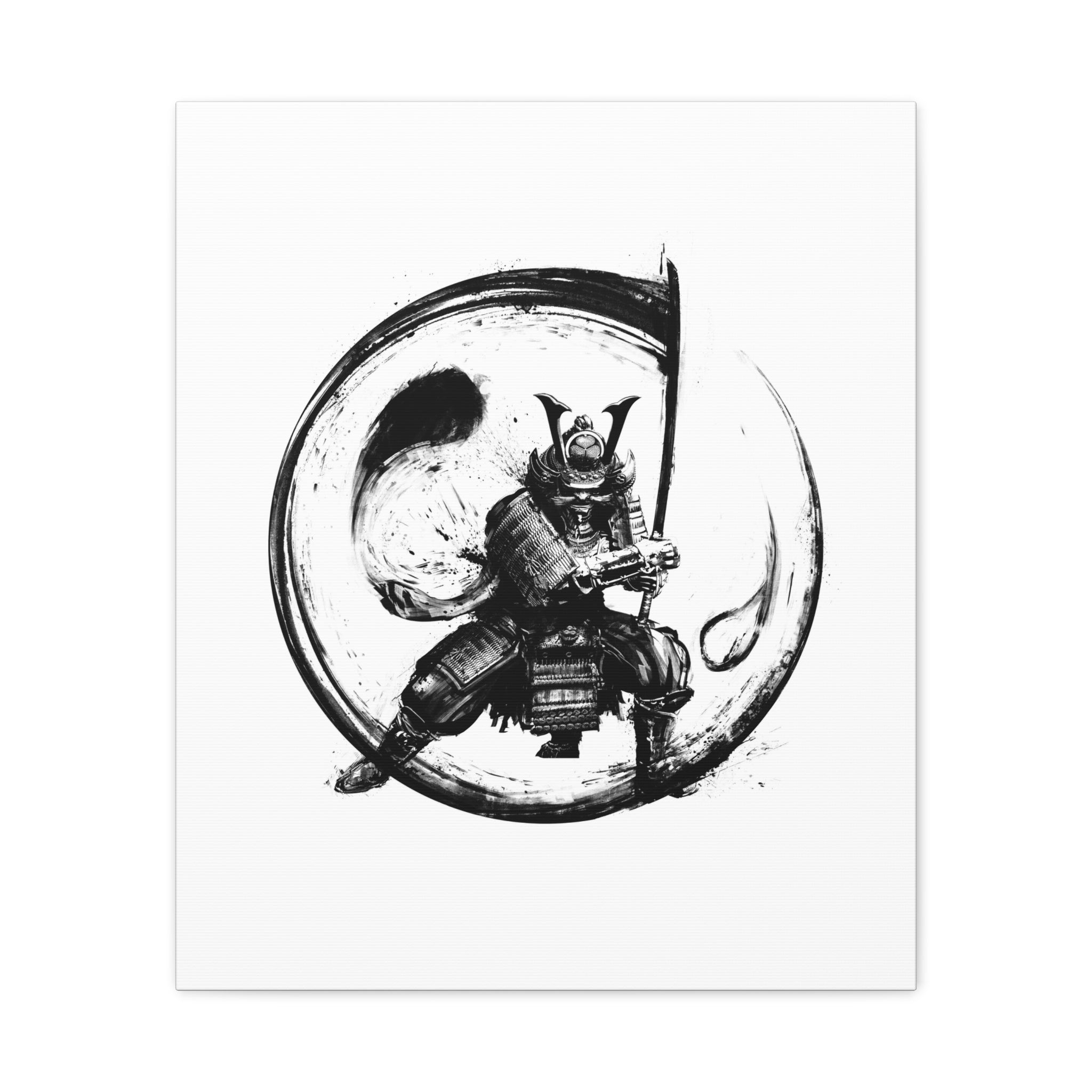 canvas-wall-art-japanese-samurai-ying-yang-katana-oni-mask-black-and-white-home-decor-zen-wall-hanging-asian-art-samurai-swor