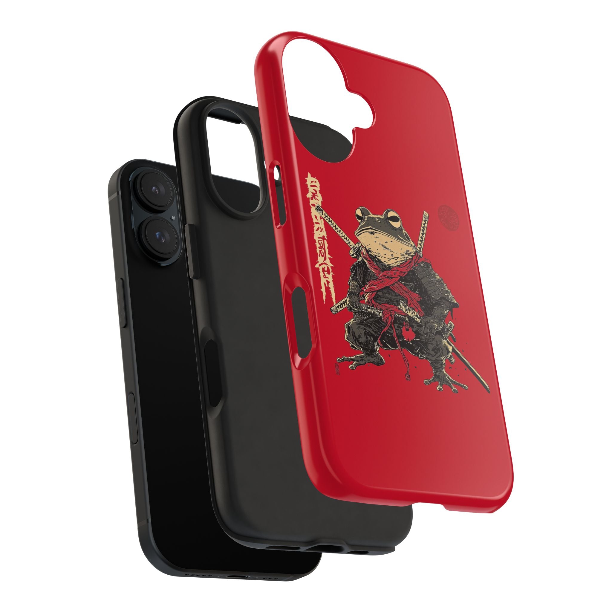 retro-vintage-ninja-frog-iphone-tough-case-red-sun-japanese-samurai-frog-design-stylish-tough-protector-red-iphone-case