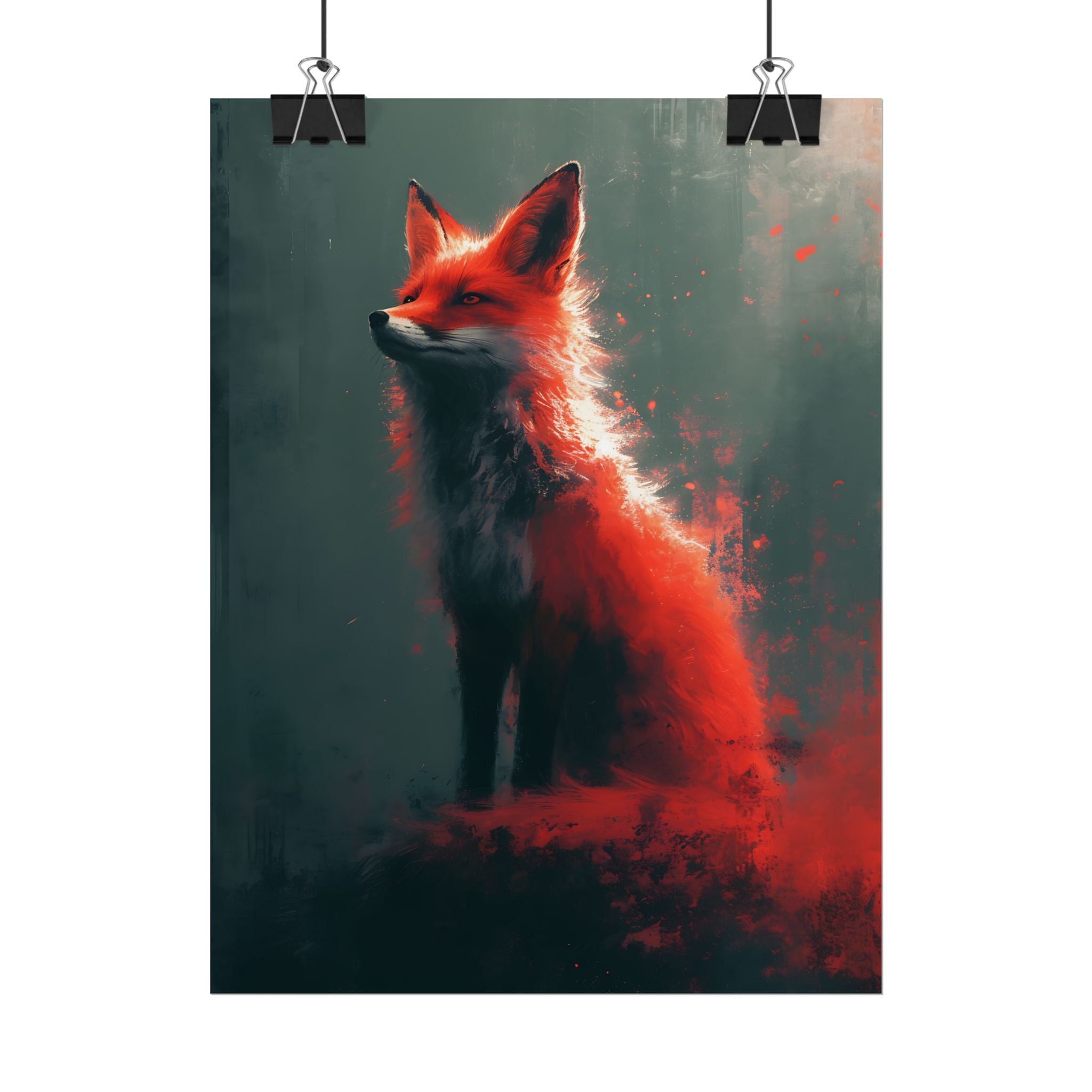 red-fox-fantasy-decor-poster-print-wildlife-wall-art-home-decor-animal-lover-gift-nature-print-fantasy-art-decor