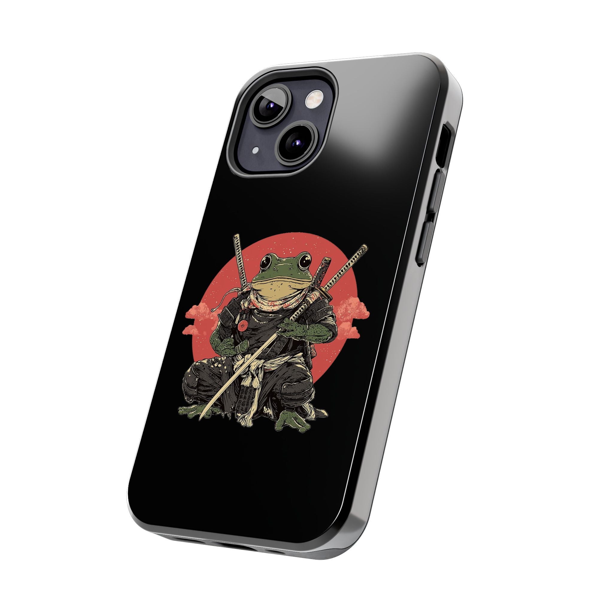 retro-vintage-ninja-frog-iphone-tough-case-red-sun-japanese-samurai-frog-design-ninja-warrior-black-iphone-hard-cover