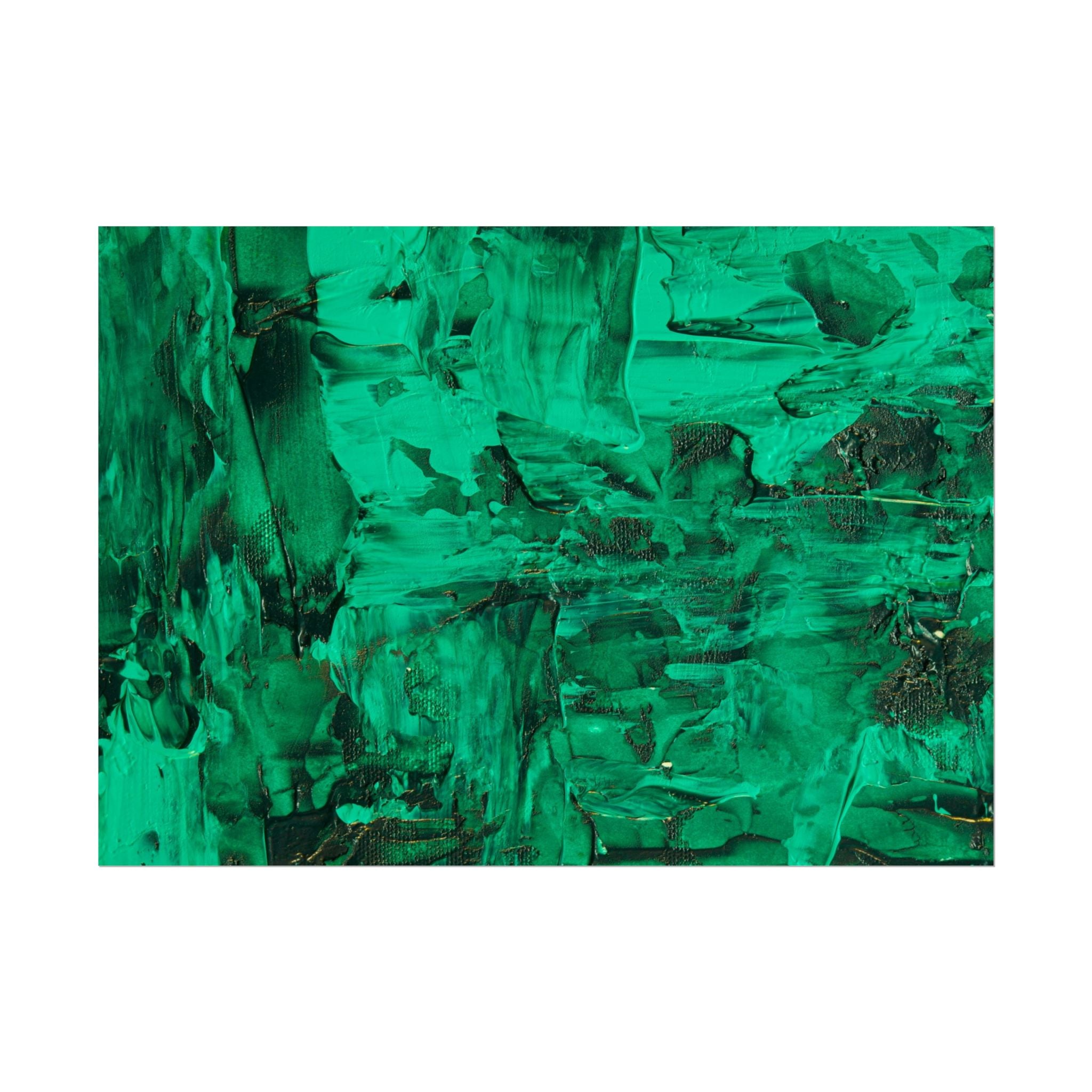 Abstract Green Poster Wall Art, Home Decor, Office Decor, Green Canvas Bedroom, Green Poster Print, Modern Art, Green Wall Decor