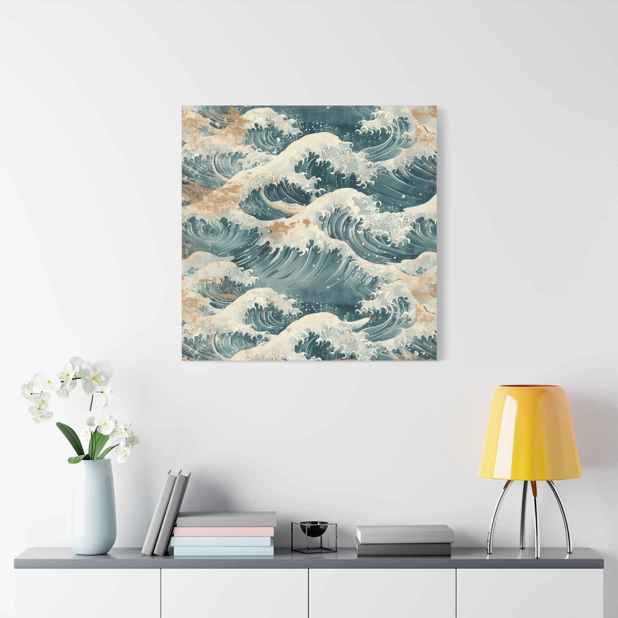 canvas-print-vintage-wave-pattern-japanese-style-colorful-wall-art-home-decor-stretched-matte-canvas-unique-gift-idea-office-