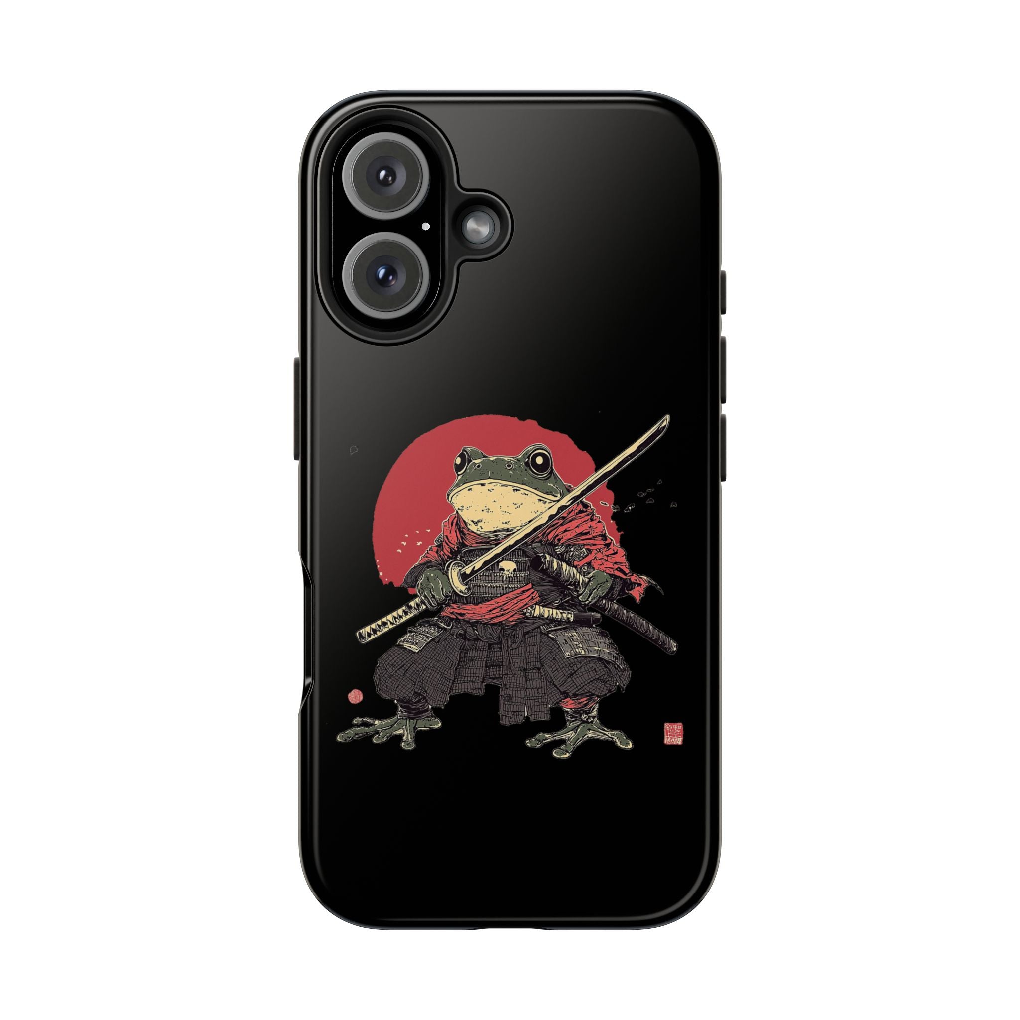 retro-vintage-ninja-frog-iphone-tough-case-red-sun-japanese-samurai-frog-design-ninja-warrior-black-iphone-hard-cover-1