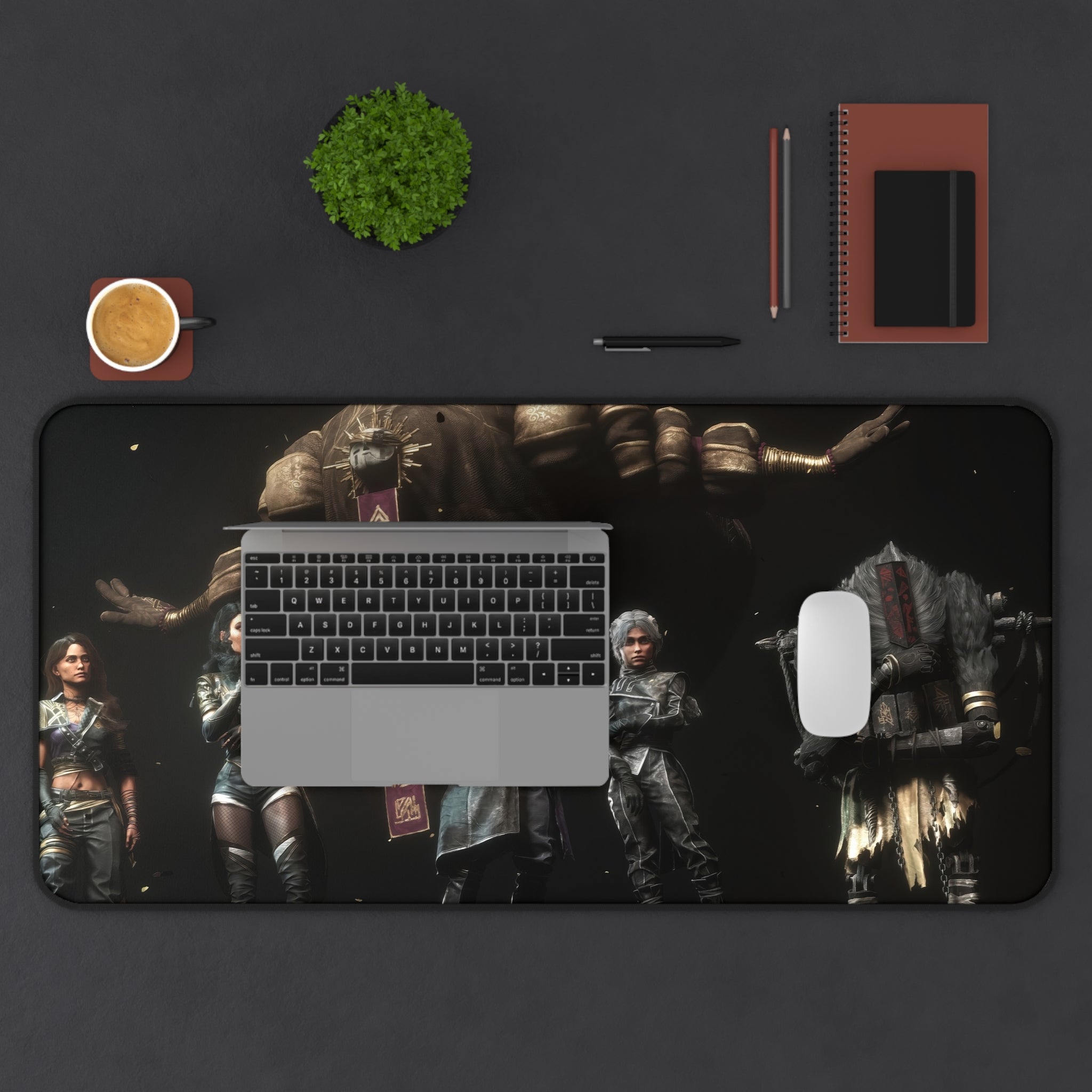 Clair Obscur Expedition 33 Characters Gaming Mouse Pad - XL Desk Mat - Gustave Art - Extended Desk Pad - Fantasy RPG Gamer Setup