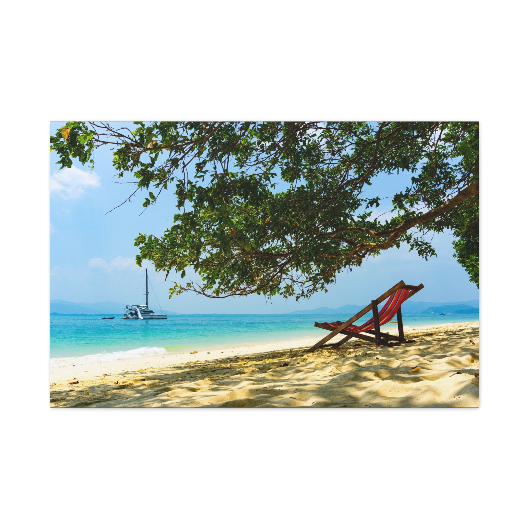 canvas-print-beach-scene-wall-art-coastal-decor-ocean-view-stretched-matte-canvas-print-home-decoration-beach-chairs-tropical