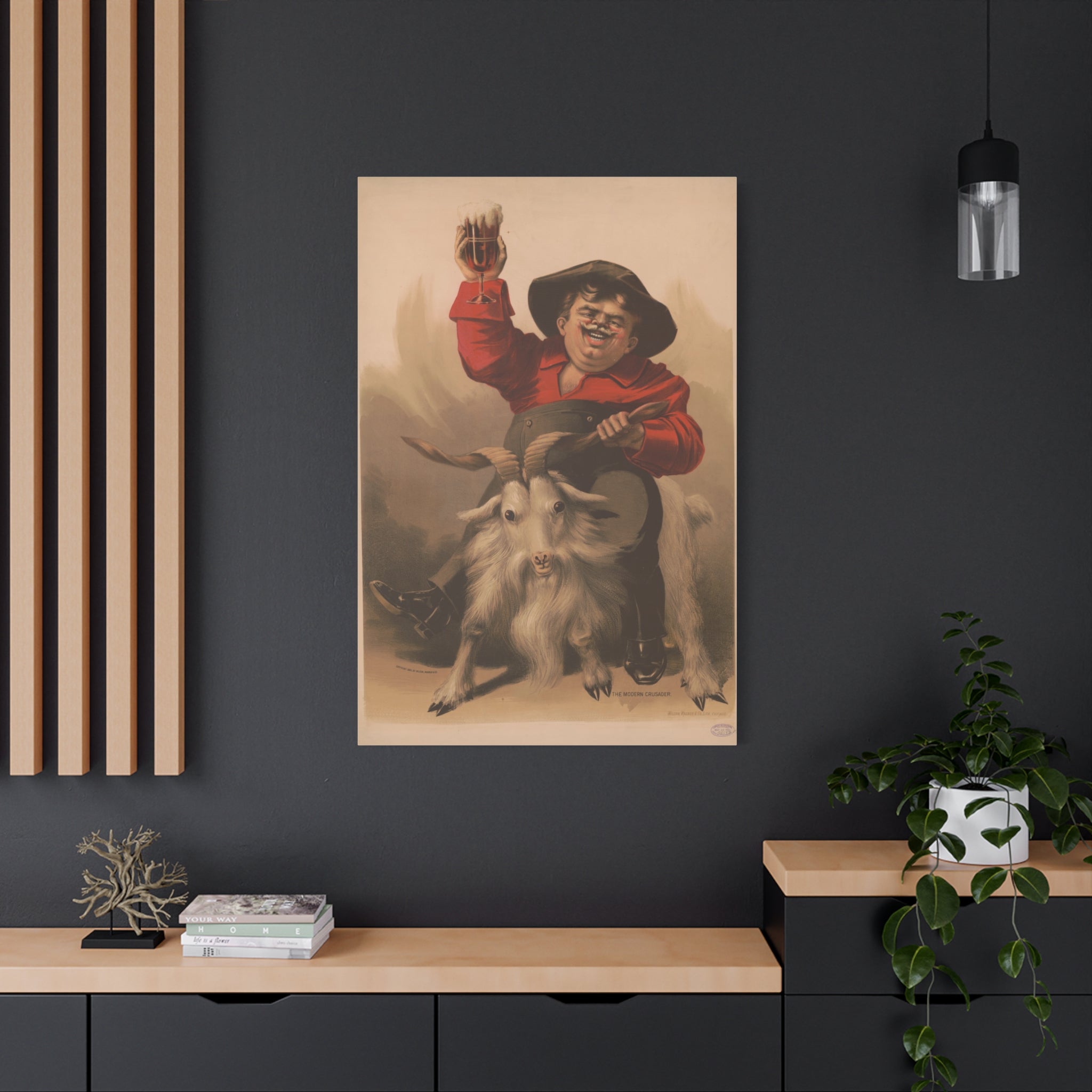 canvas-print-modern-crusader-beer-wall-art-bar-decor-living-room-decor-alcohol-gift-matte-canvas-print