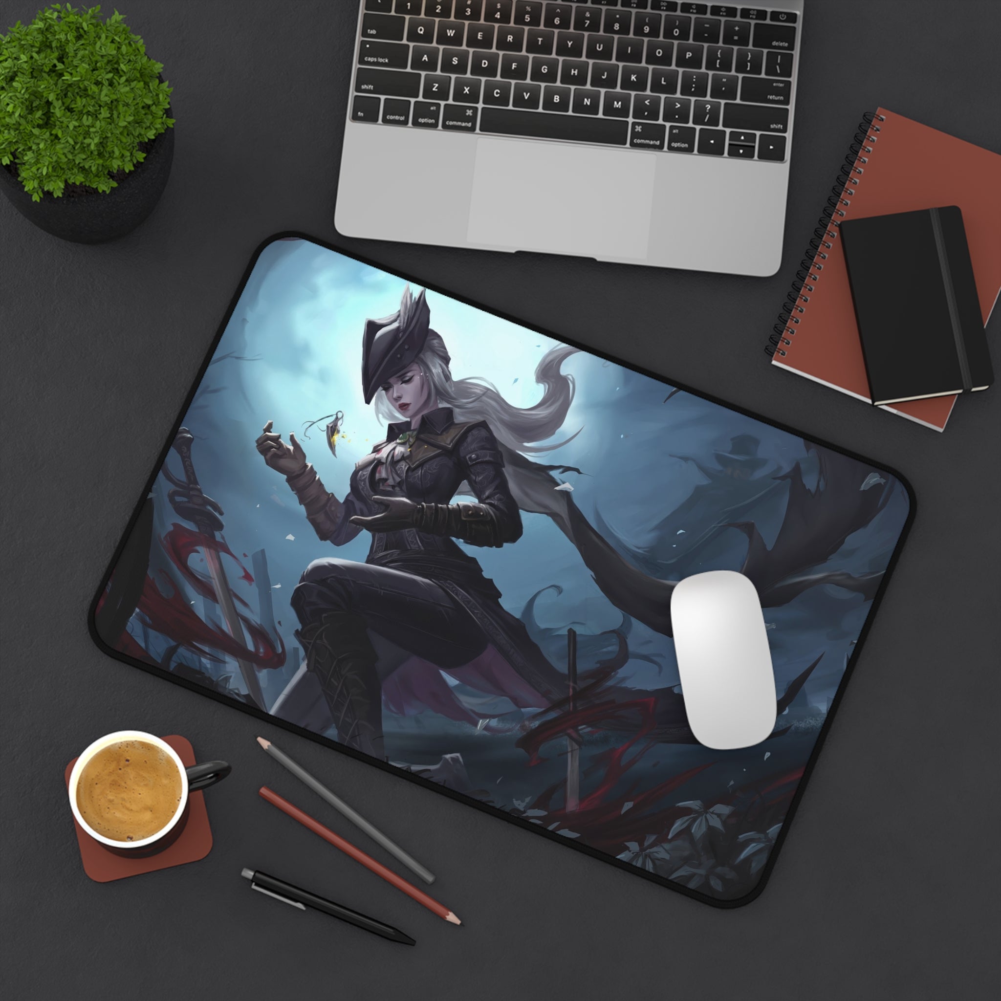 bloodborne-mouse-pad-lady-maria-desk-pad-large-gaming-desk-mat-fantasy-desk-accessory-gamer-gift-got