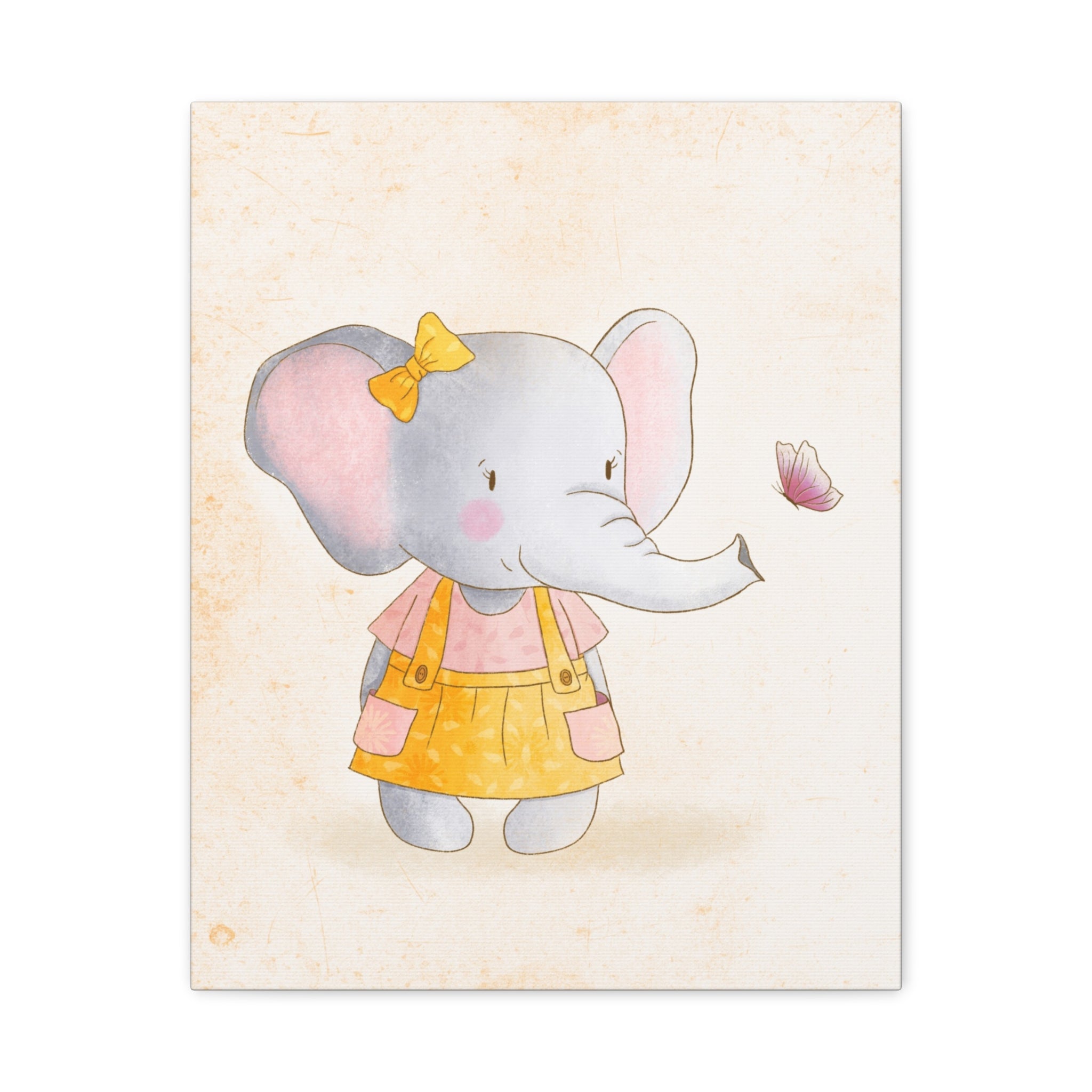 canvas-wall-art-cute-elephant-nursery-decor-baby-elephant-print-nursery-art-cute-elephant-decoration-baby-nursery-cute-animal