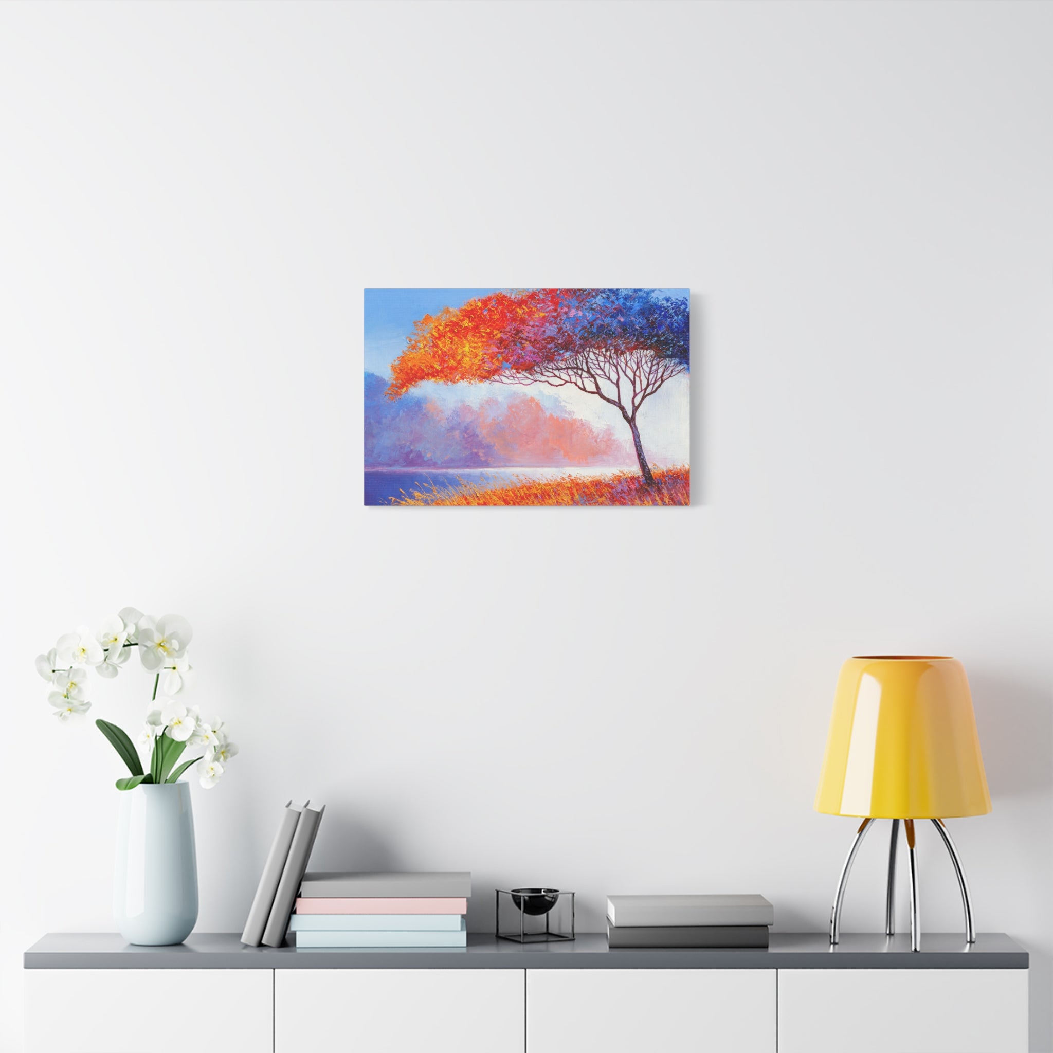 canvas-wall-art-fall-floral-brush-effect-tree-print-stretched-matte-canvas-home-decor-autumn-decor-gift-for-nature-lovers