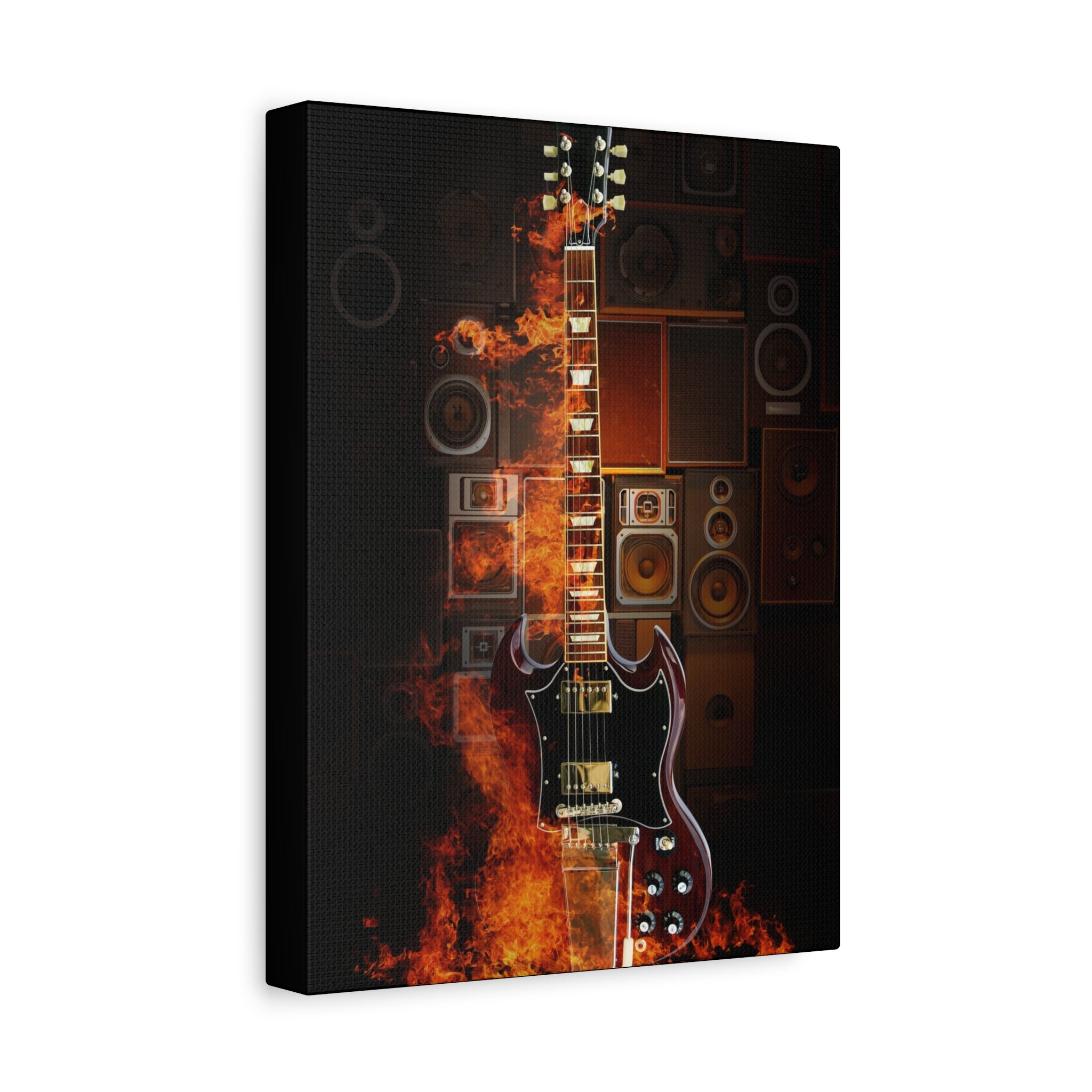 canvas-print-rock-n-roll-guitar-in-fire-home-wall-decor-music-art-gift-matte-stretched-wall-art-musicians-gift-guitarist-deco