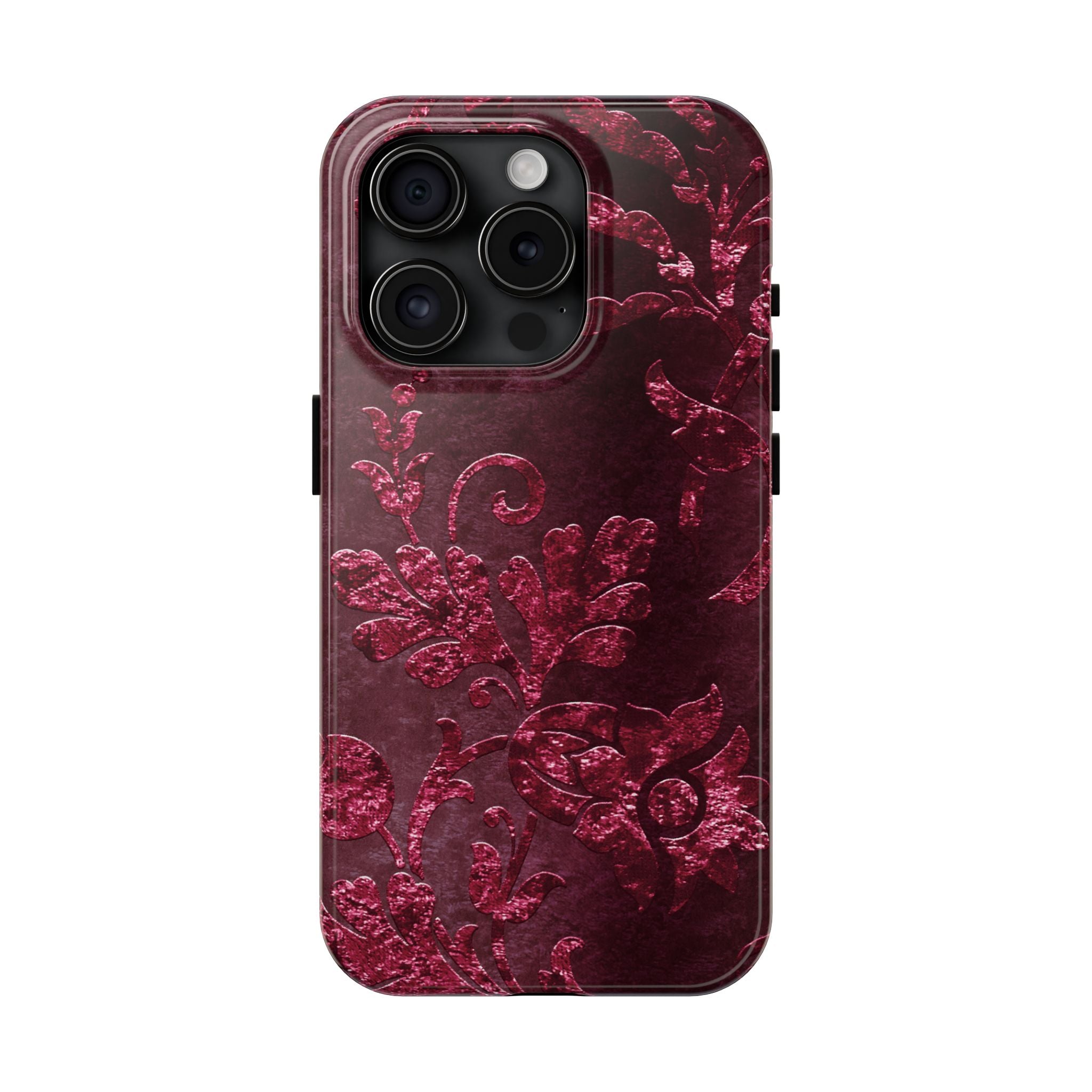 embossed-burgundy-velvet-tough-iphone-case-protective-iphone-cover-heavy-duty-iphone-case-rugged-phone-case-durable-smartphon