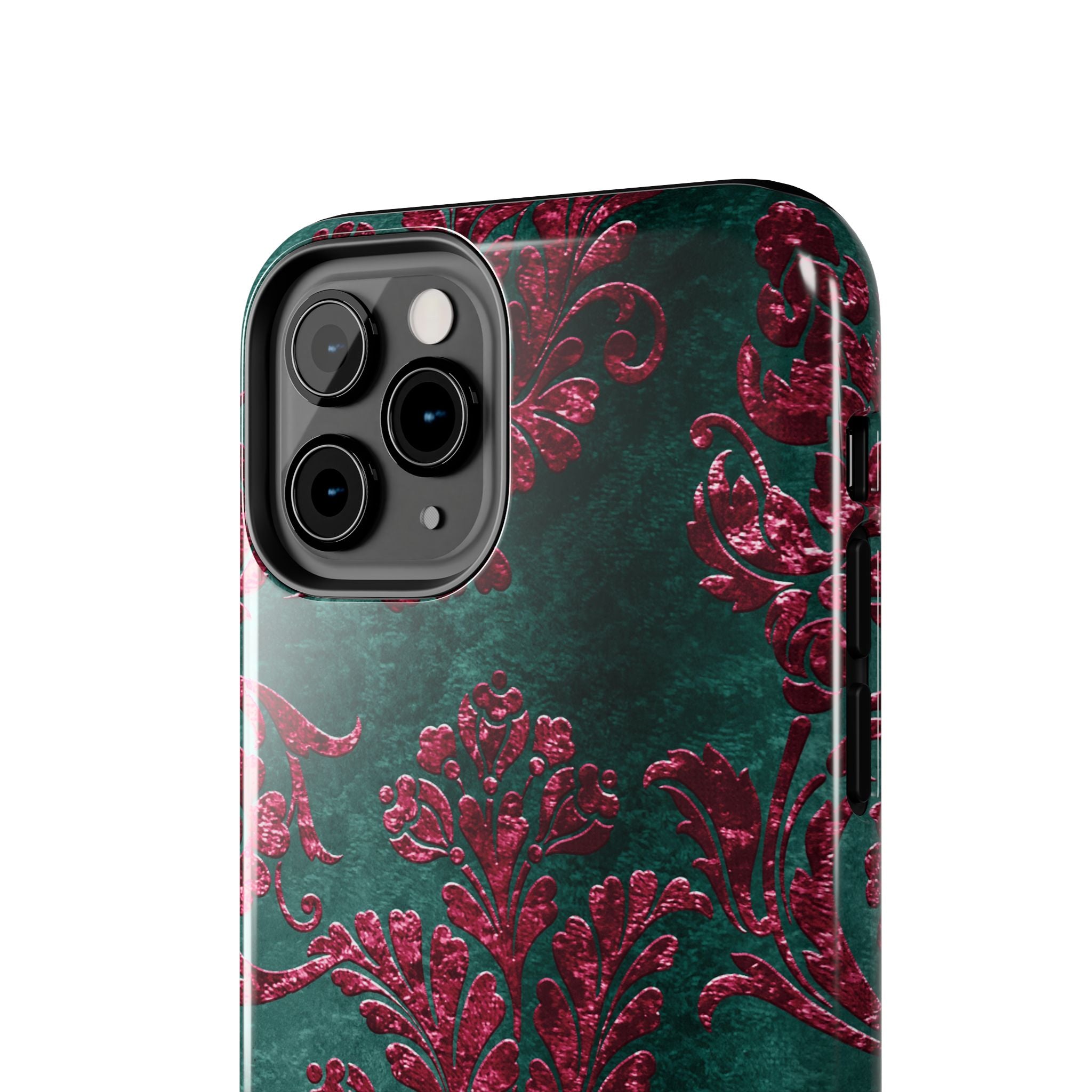 embossed-burgundy-velvet-tough-iphone-case-protective-iphone-cover-heavy-duty-iphone-case-rugged-phone-case-durable-smartphon