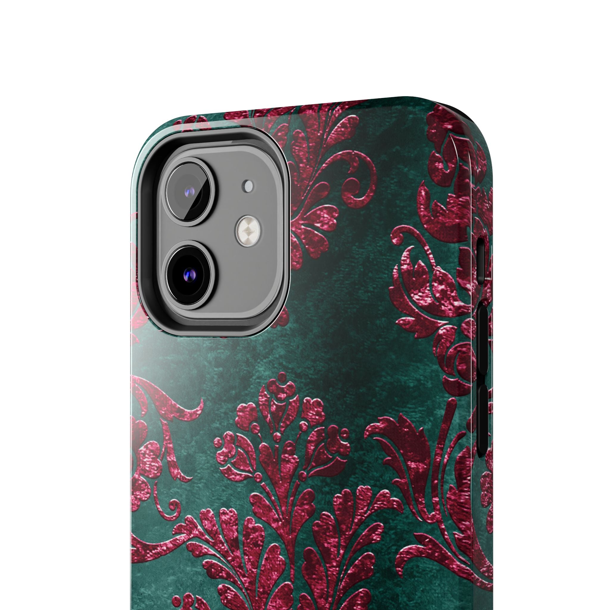 embossed-burgundy-velvet-tough-iphone-case-protective-iphone-cover-heavy-duty-iphone-case-rugged-phone-case-durable-smartphon
