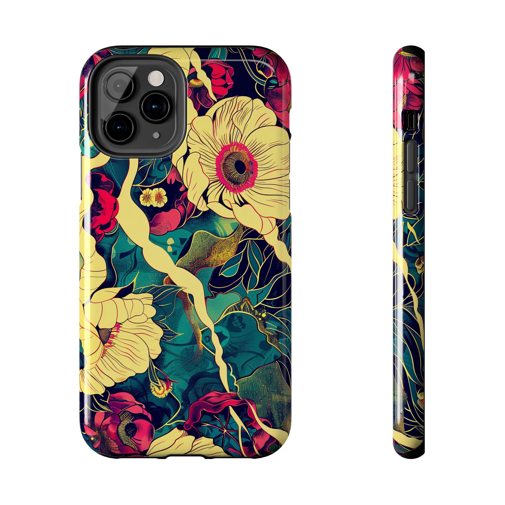 iphone-tough-case-retro-japanese-flowers-floral-phone-cover-vintage-japanese-style-protective-phone-case-asian-floral-design-
