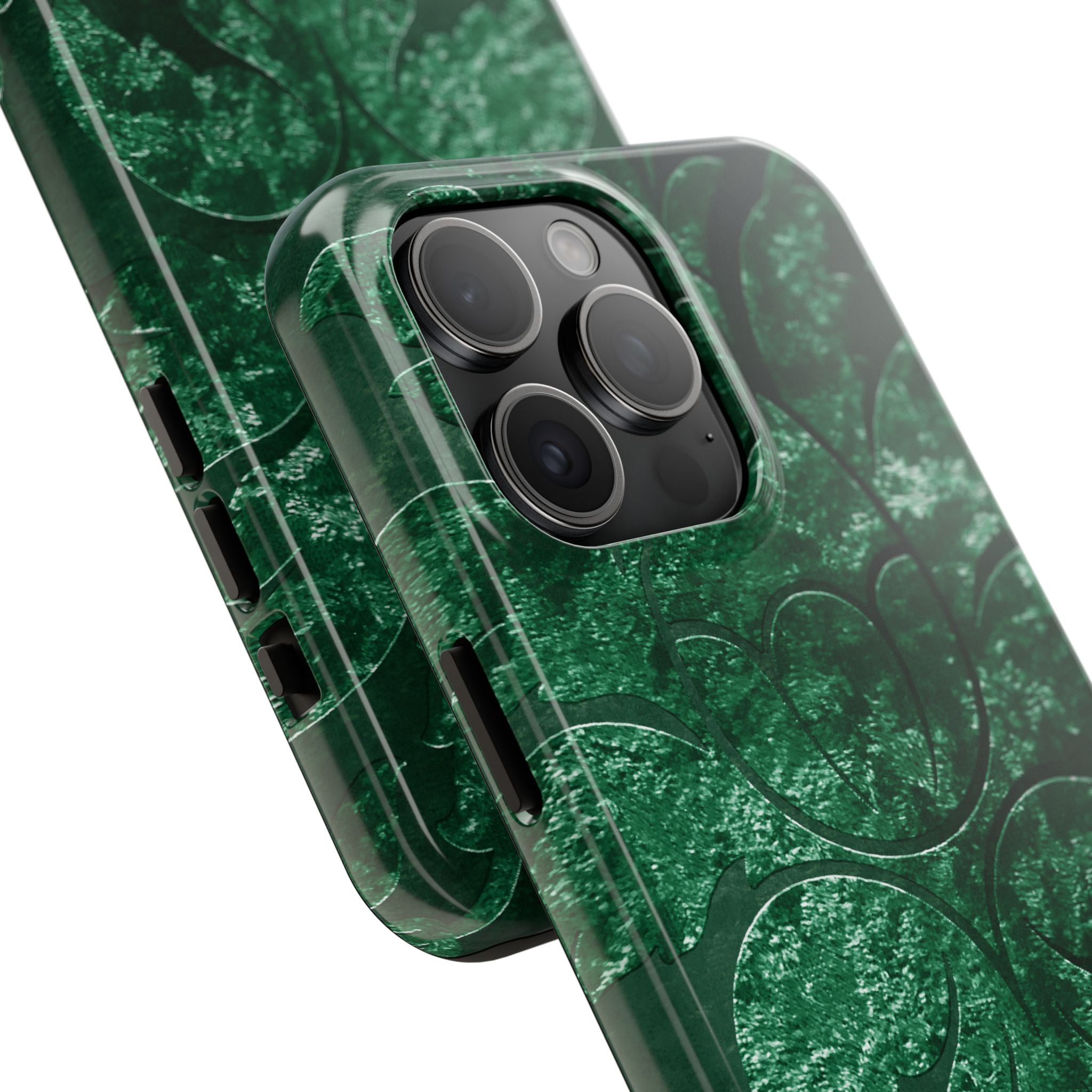 embossed-emerald-velvet-tough-iphone-case-protective-iphone-cover-heavy-duty-iphone-case-rugged-phone-case-durable-smartphone
