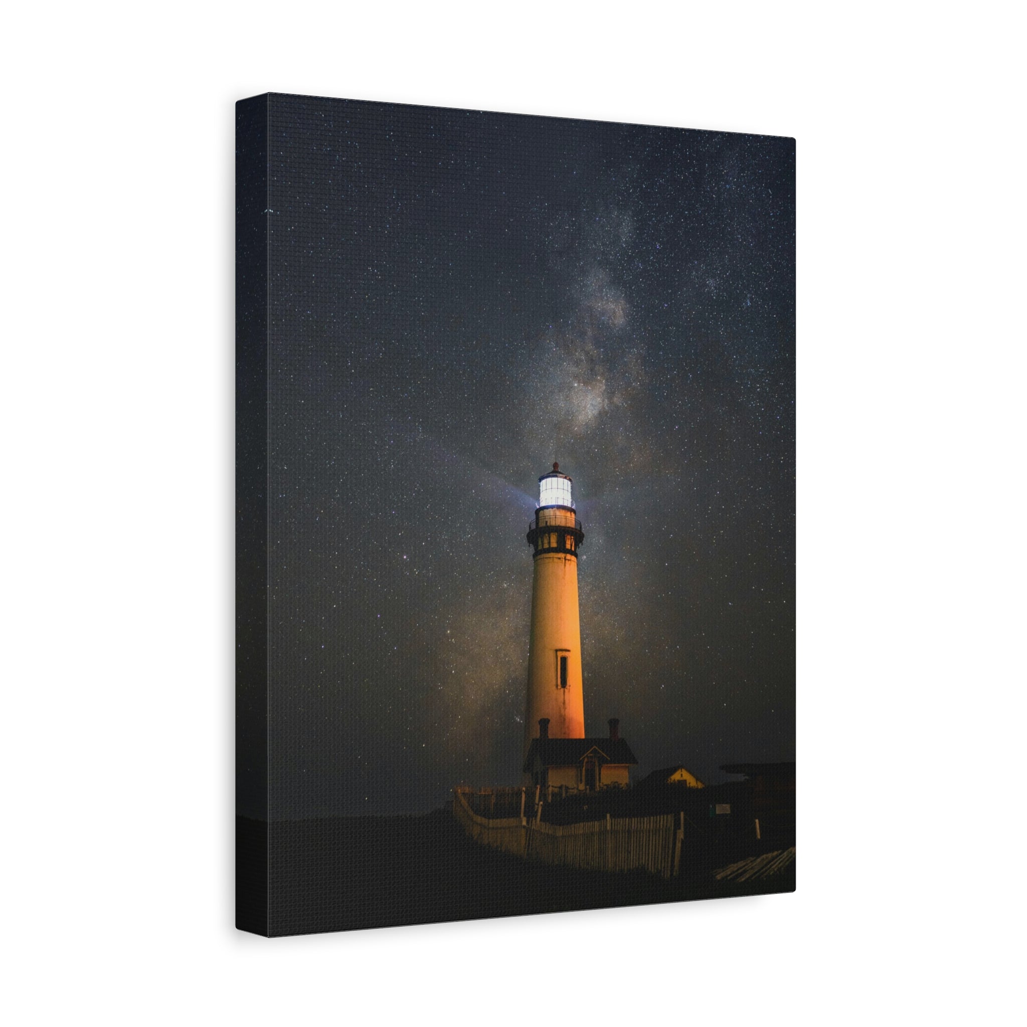 canvas-print-lighthouse-on-rock-matte-canvas-stretched-1-25-inch-coastal-wall-art-nautical-decor-beach-house-decoration-seasi