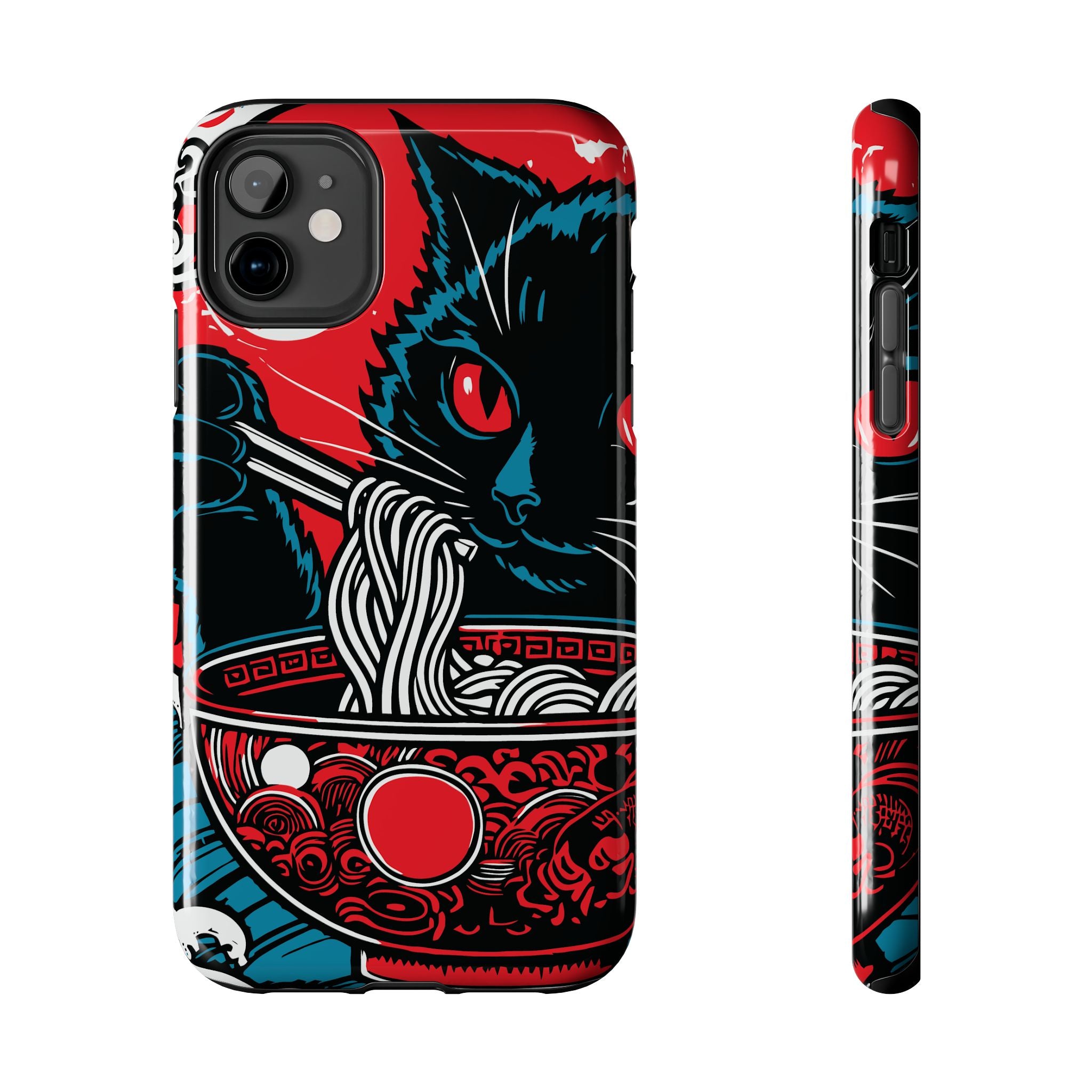 cat-eating-ramen-noodle-tough-iphone-case-japanese-anime-kawaii-protective-cover-anime-lover-gift-unique-iphone-shell-iphone-