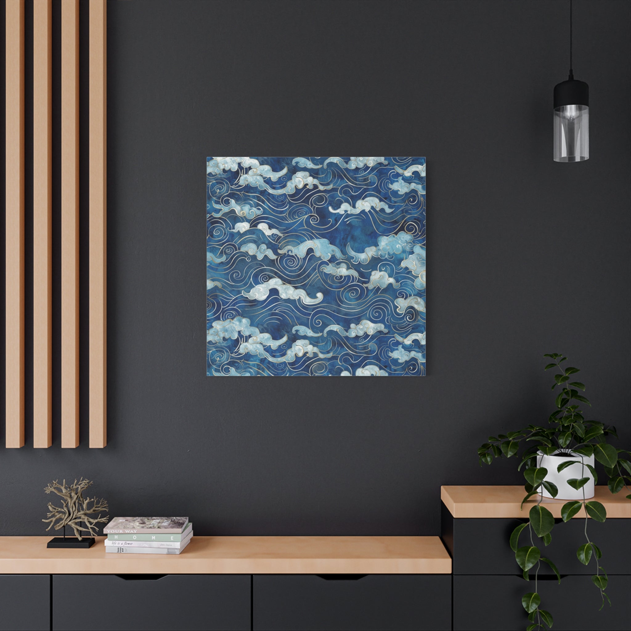 canvas-print-vintage-wave-pattern-japanese-style-colorful-wall-art-home-decor-stretched-matte-canvas-unique-gift-idea-office-
