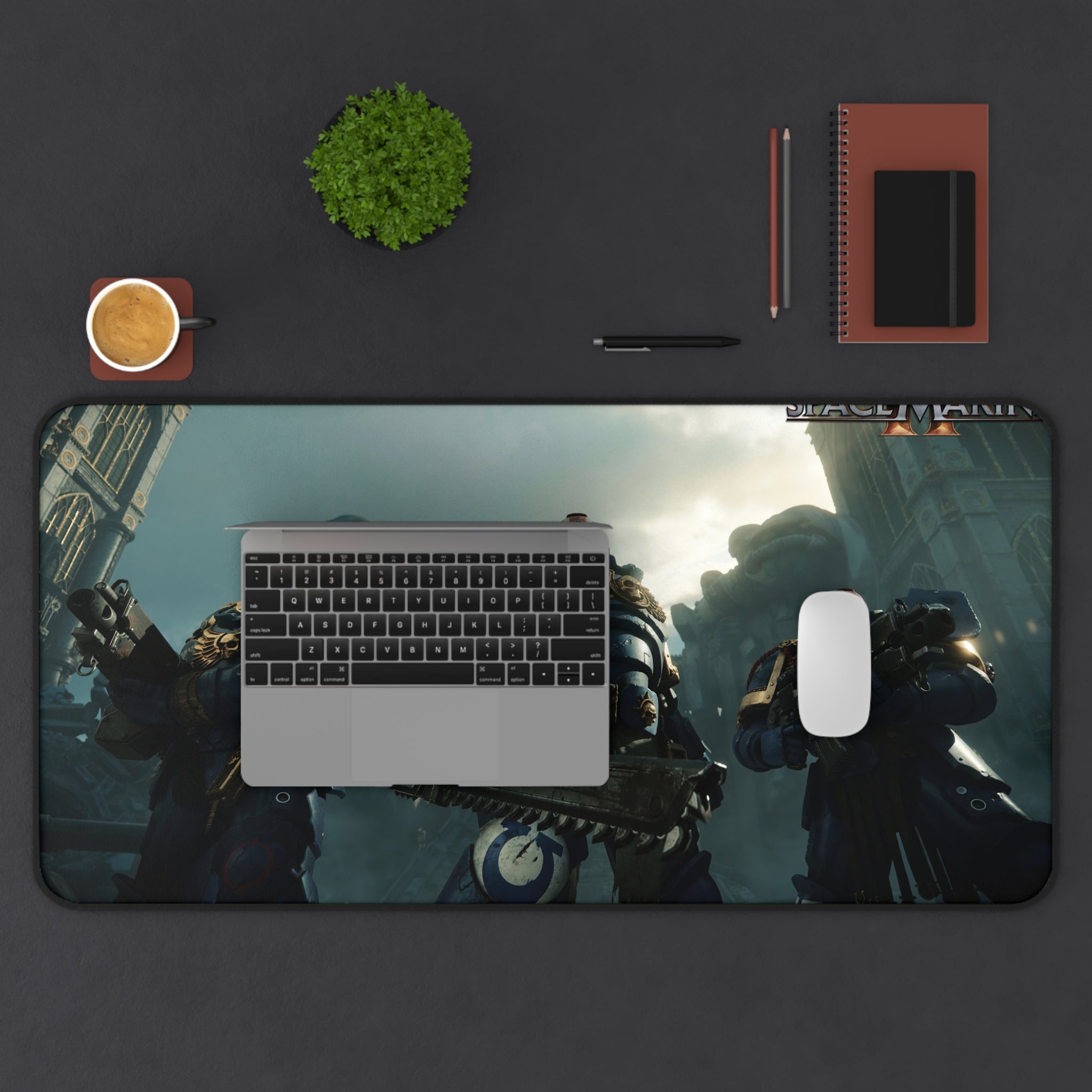 warhammer-40k-space-marine-2-characters-gaming-mouse-pad-imperialis-vanguard-xl-desk-mat-extended-desk-pad-for-wargaming