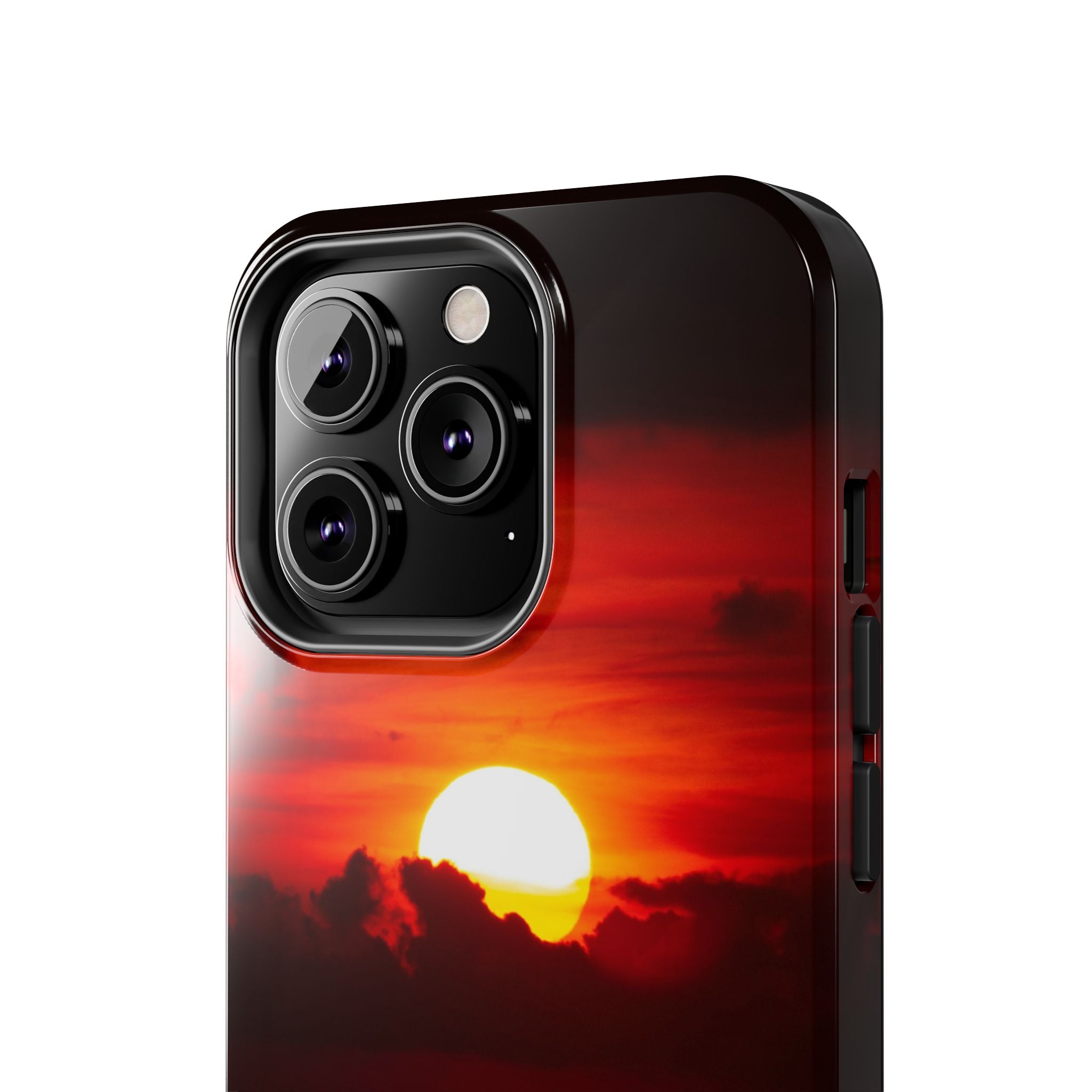 iphone-tough-case-red-sunset-protective-phone-cover-durable-smartphone-case-hard-shell-phone-case-sunset-lover-gift-red-phone