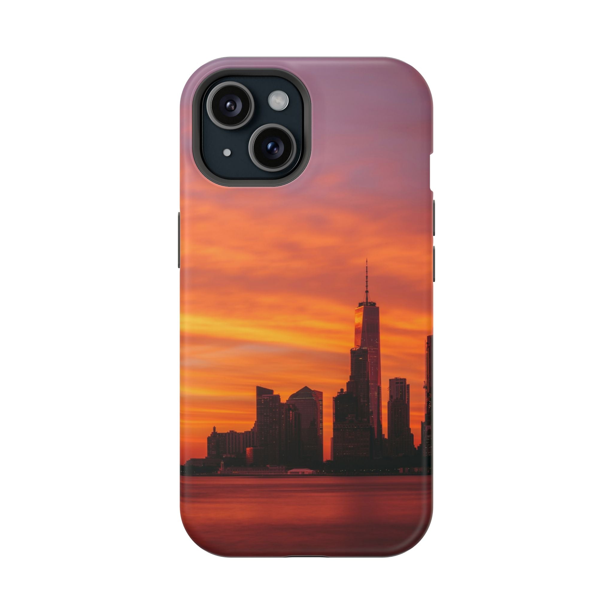 sunset-nyc-cityscape-magnetic-tough-case-durable-phone-protector-new-york-tough-case-gift-for-photographers-urban-aesthetic