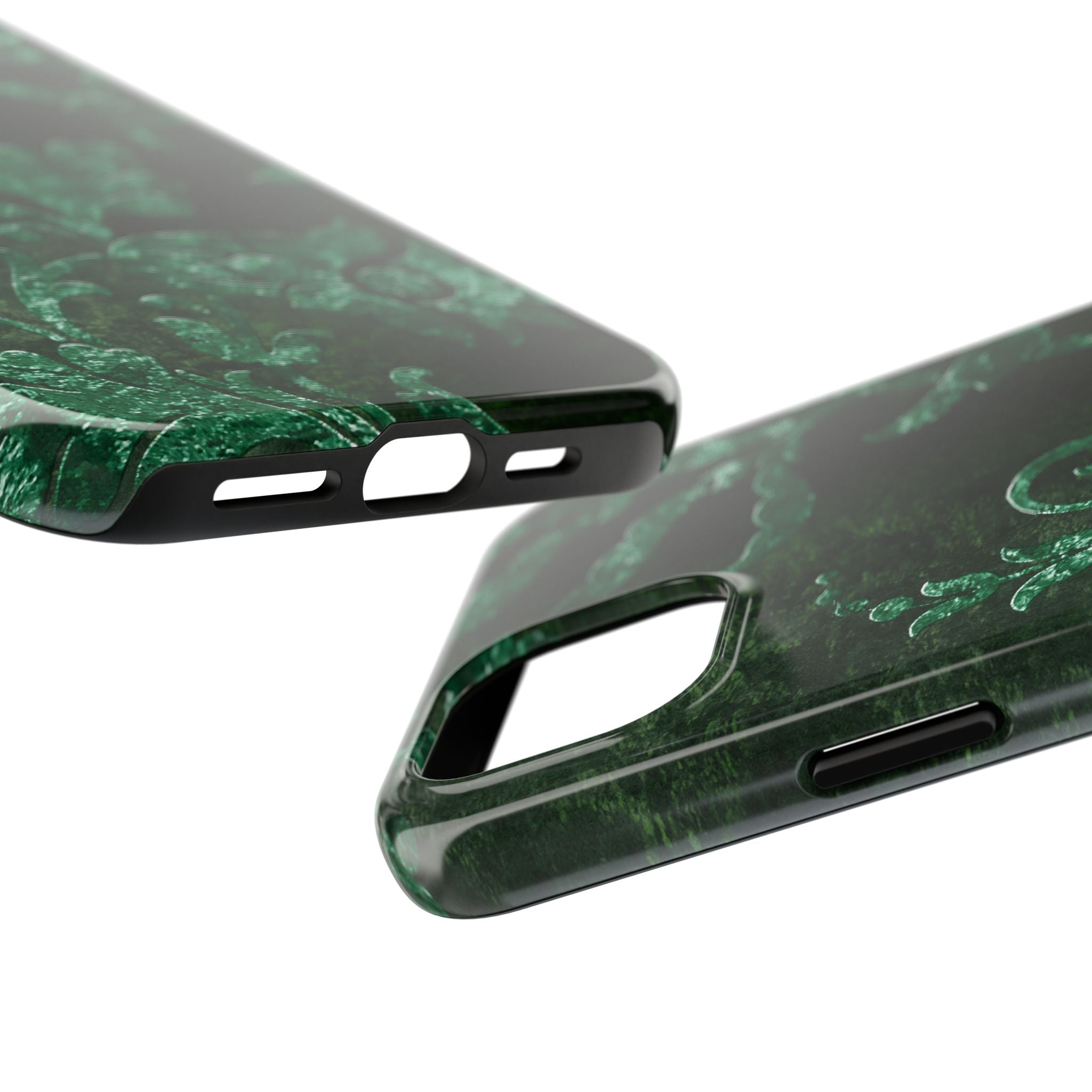 embossed-emerald-velvet-tough-phone-case-protective-iphone-cover-heavy-duty-phone-case-rugged-phone-case-durable-smartphone-c