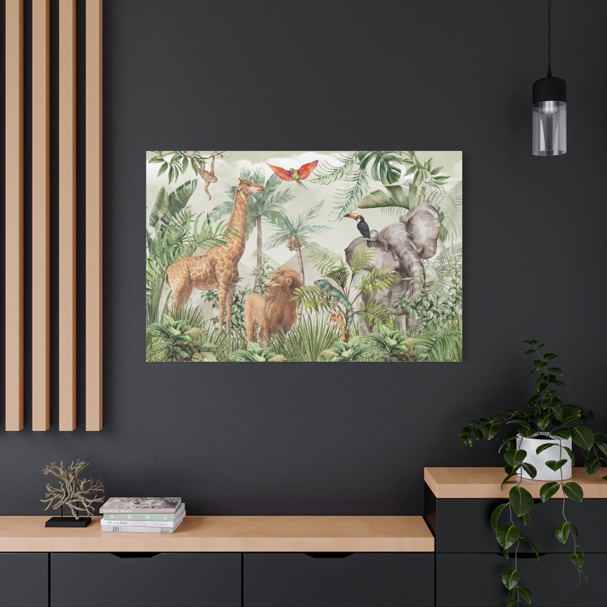 canvas-wall-art-jungle-safari-nursery-decor-safari-print-nursery-art-woodland-nursery-decoration-baby-nursery-safari-prints