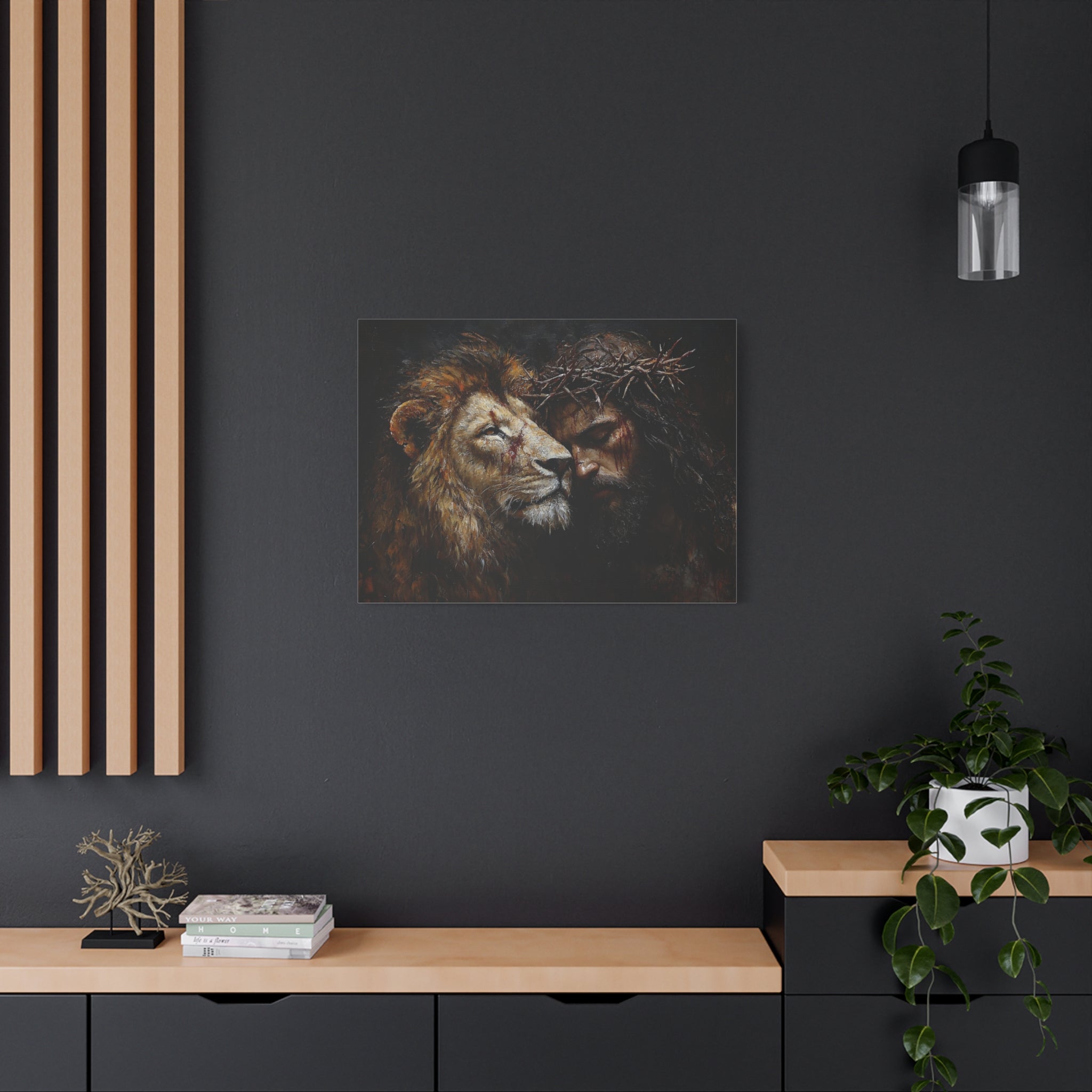 canvas-print-jesus-and-lion-wall-art-christian-home-decor-religious-wall-hanging-inspirational-artwork-gift-for-him-biblical-