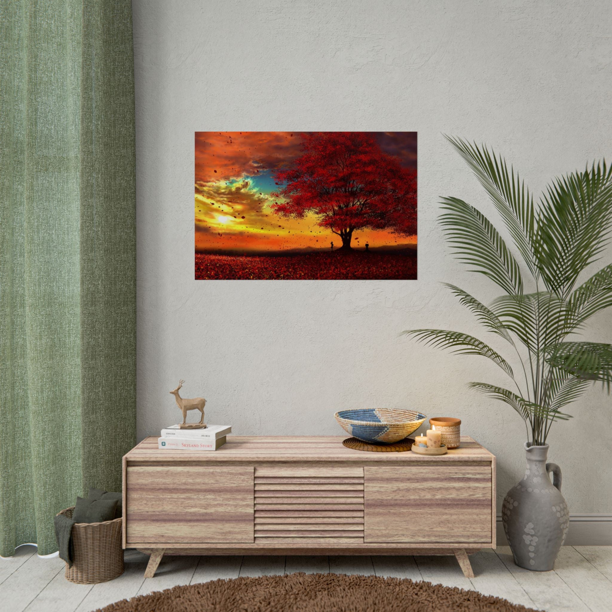 sunset-scenery-autumn-poster-print-wall-art-decor-home-decoration-nature-artwork-gift-idea-wall-hanging