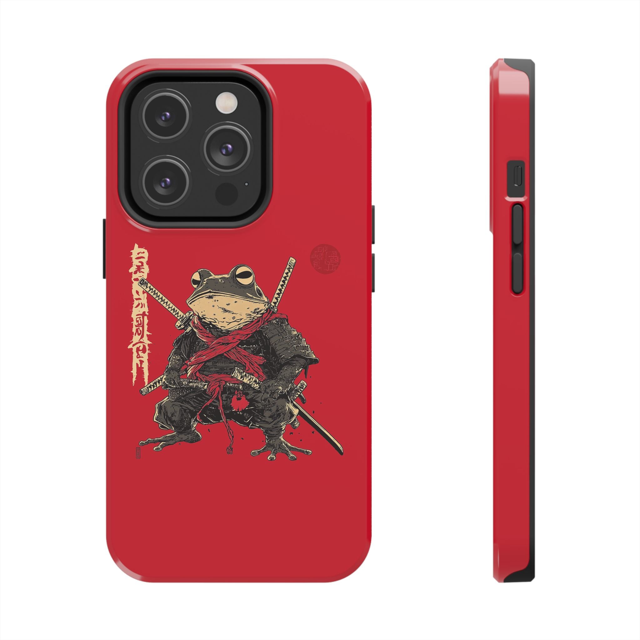 retro-vintage-ninja-frog-iphone-tough-case-red-sun-japanese-samurai-frog-design-stylish-tough-protector-red-iphone-case
