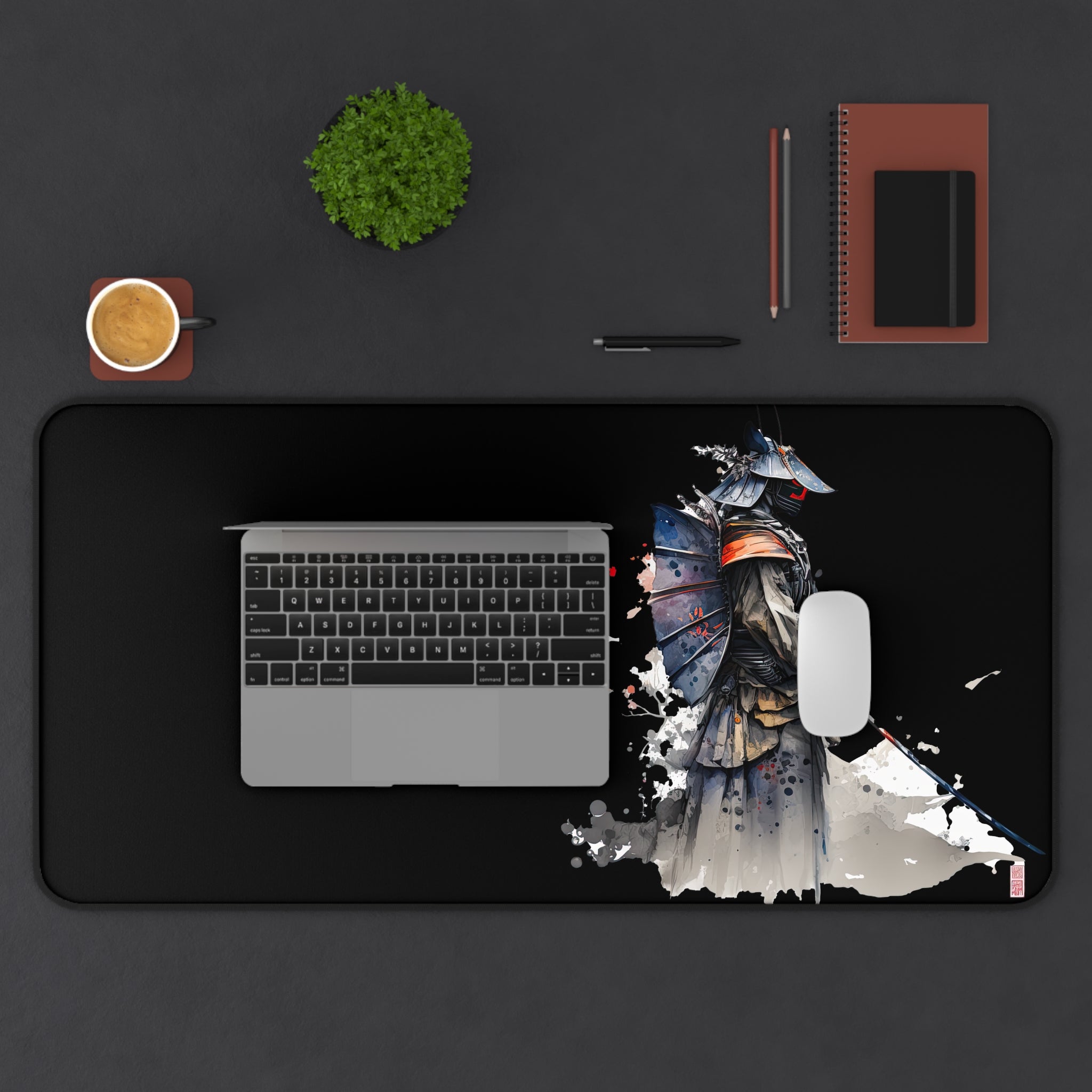 japanese-samurai-watercolor-mousepad-desk-mat-desk-pad-for-home-office-grey-large-gaming-work-desk-large-keyboard-mat-gift-fo