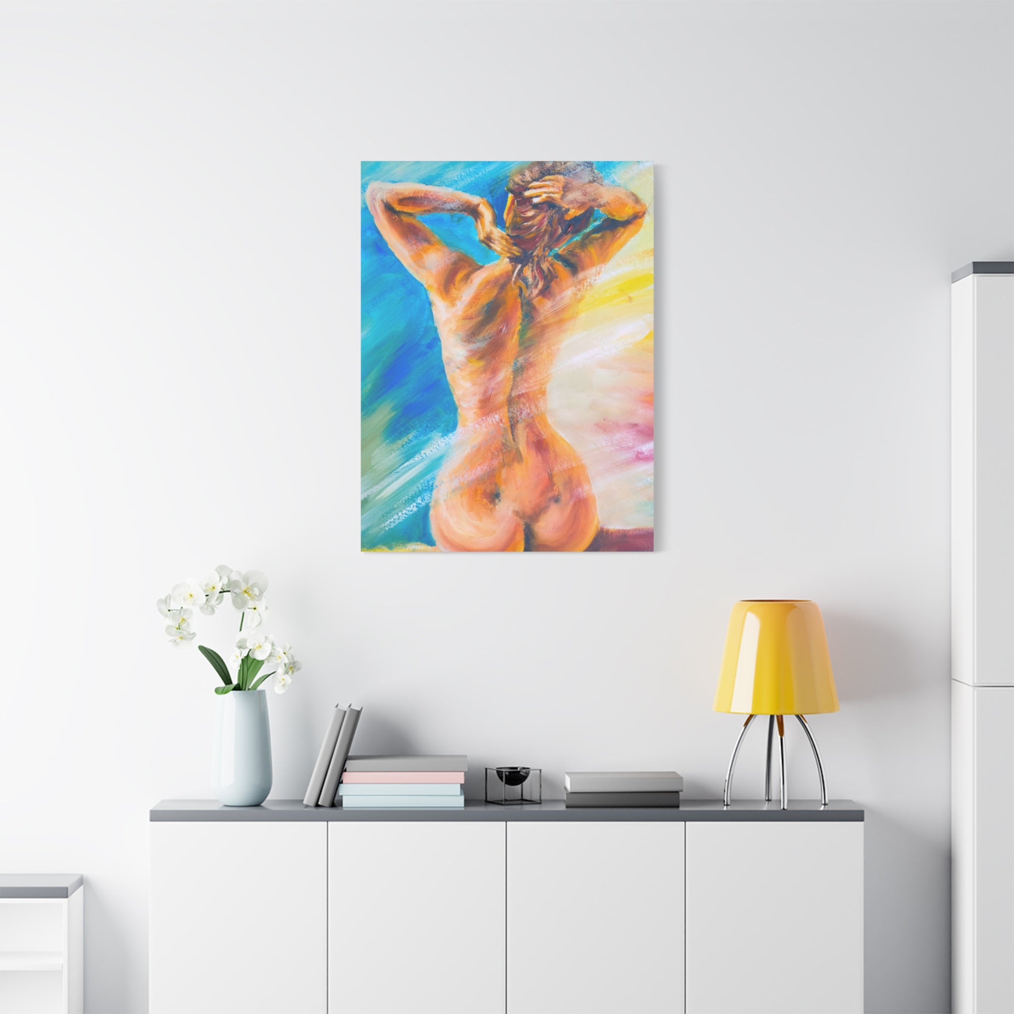 canvas-print-violin-naked-woman-body-oil-effect-wall-decor-matte-stretched-art-musician-gift-bedroom-decoration-living-room-a