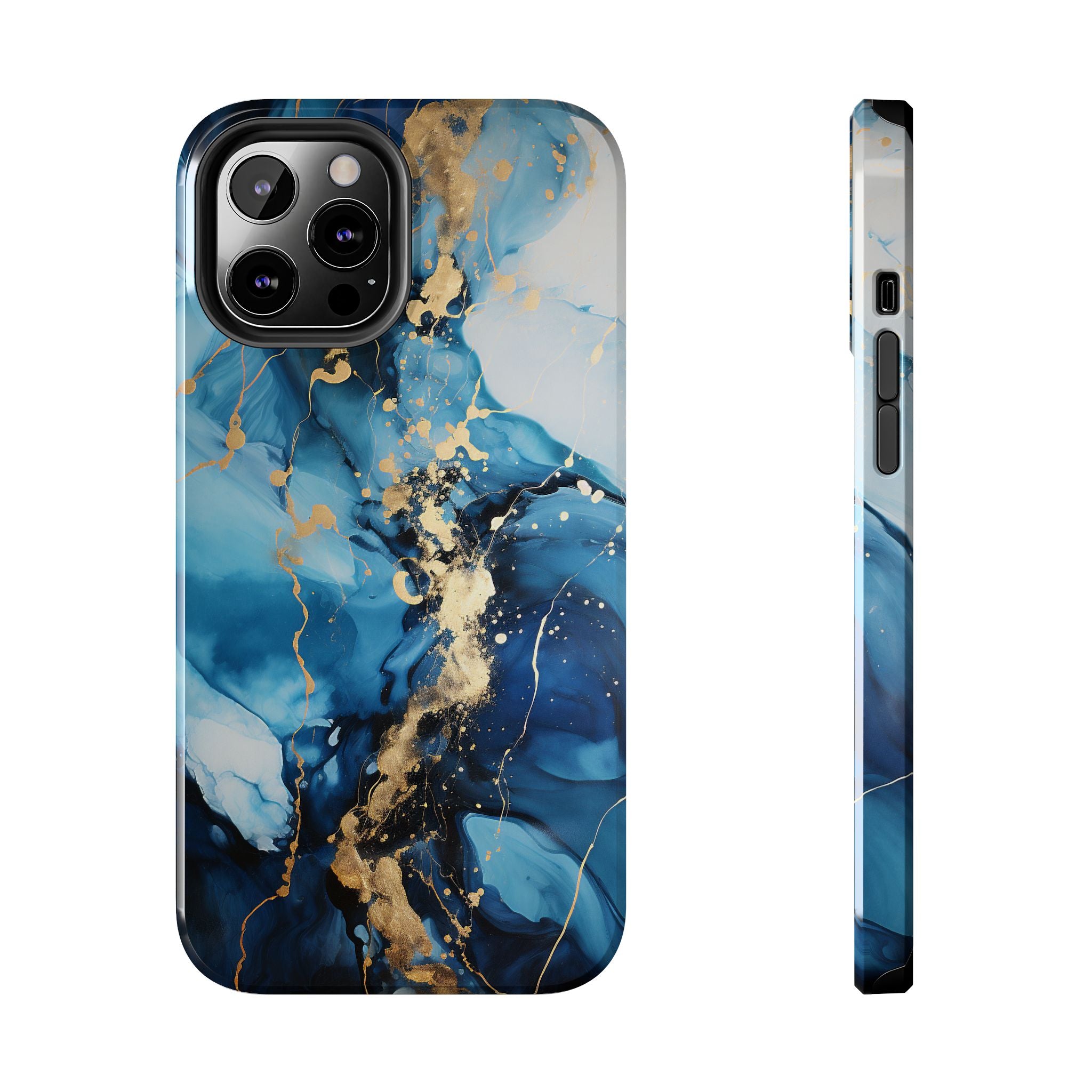 blue-gold-marble-iphone-tough-case-elegant-minimalist-protective-cover-stylish-phone-shell-hard-shell-iphone-case-trendy-acce