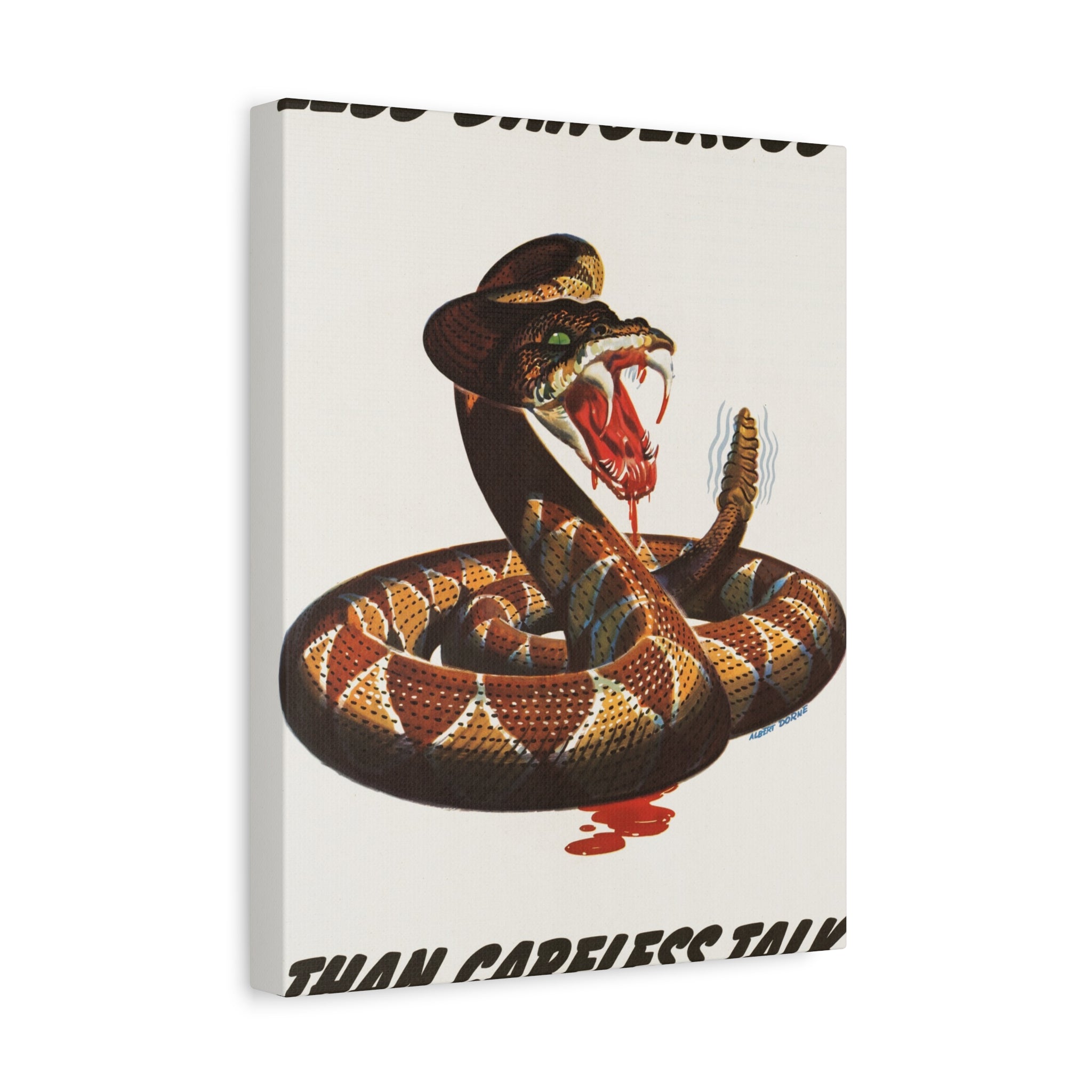 canvas-print-cobra-motivational-art-matte-finish-stretched-wall-art-less-dangerous-than-careless-talk-home-decor