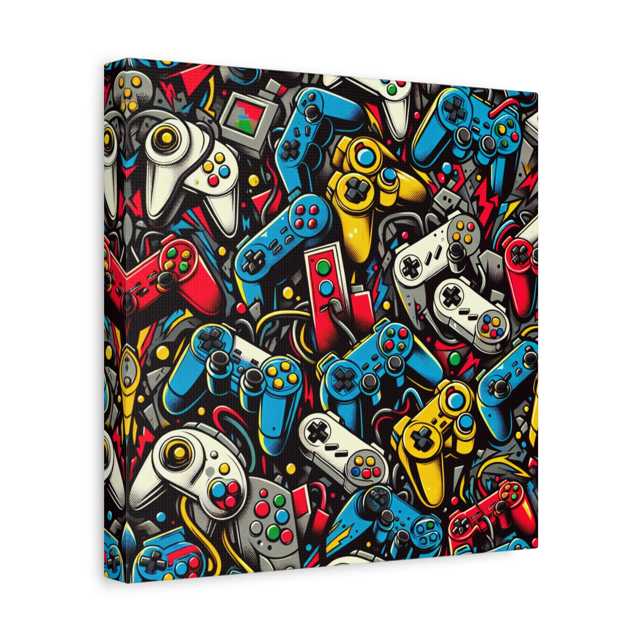 canvas-art-video-game-controller-graffiti-wall-decor-gamer-gift-teen-room-decor-boys-room-art-gaming-wall-print-man-cave-deco