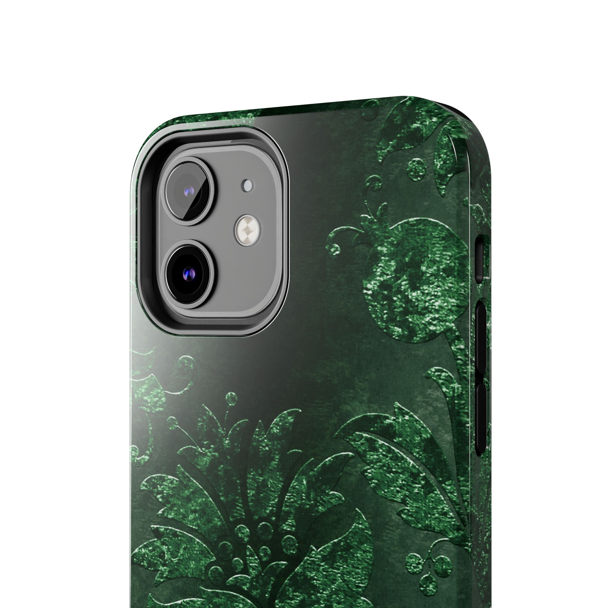 embossed-emerald-velvet-tough-iphone-case-protective-iphone-cover-heavy-duty-iphone-case-rugged-phone-case-durable-smartphone