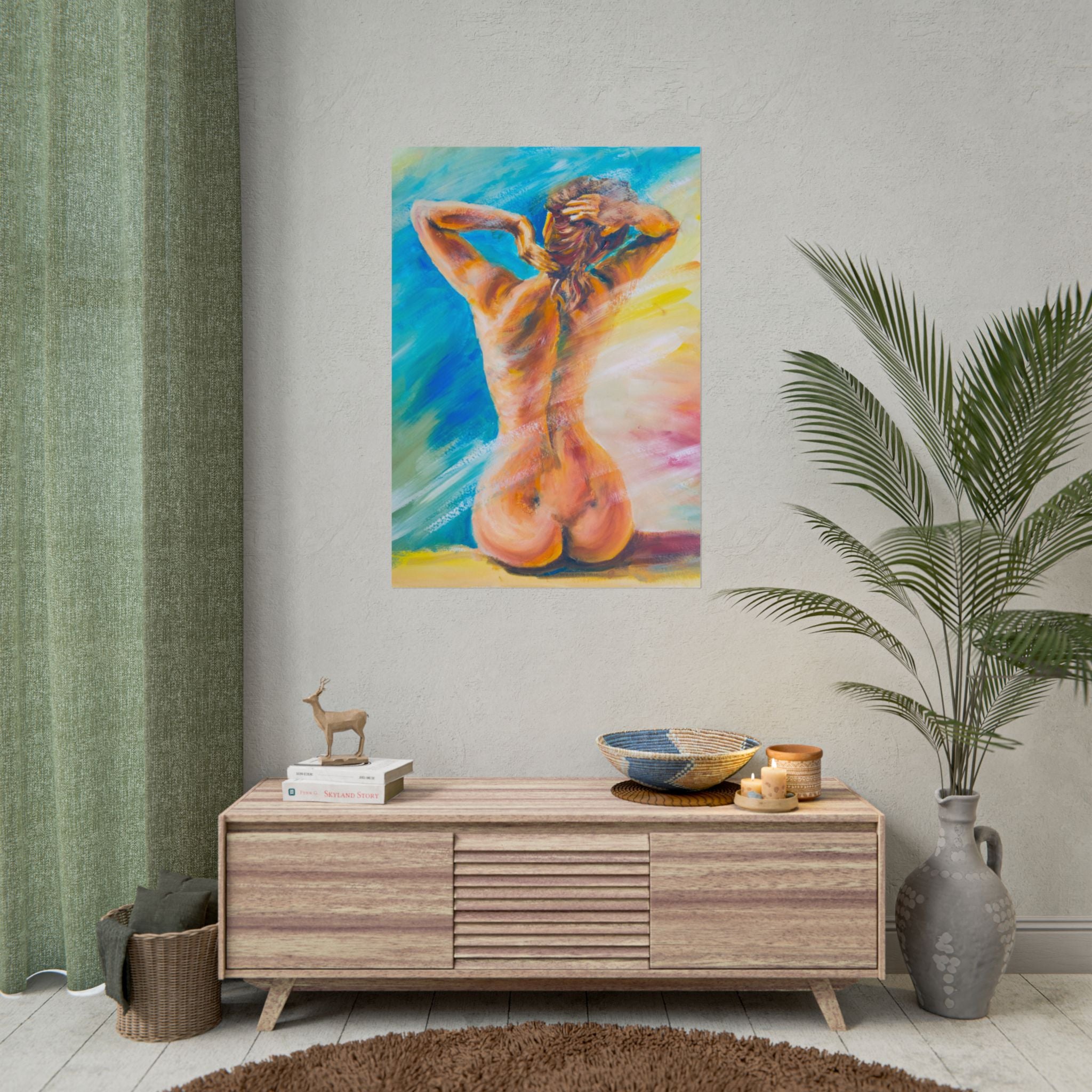 violin-naked-woman-body-oil-effect-poster-print-wall-art-music-lover-gift-home-decor-unique-artwork-rolled-posters