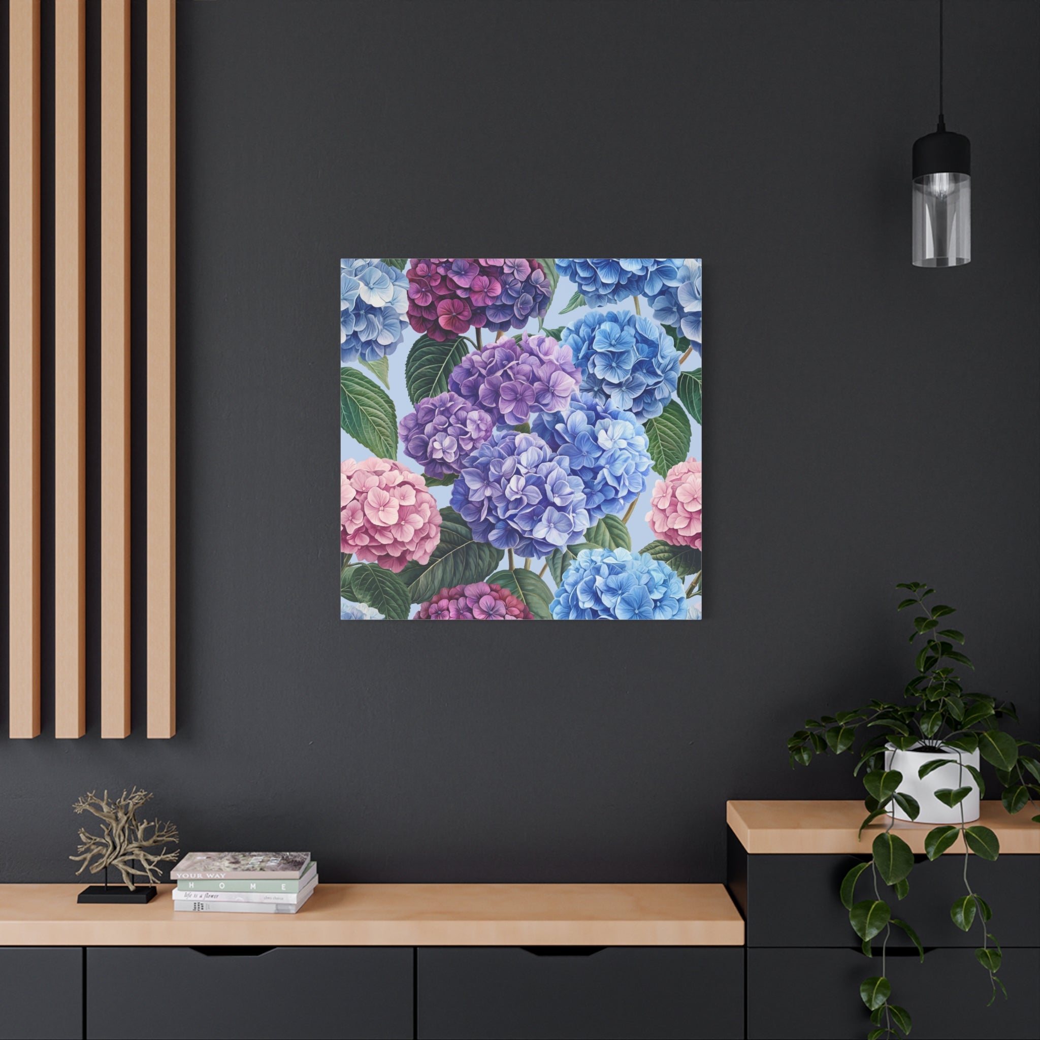 canvas-wall-art-hydrangea-print-floral-home-decor-stretched-matte-canvas-1-25-inch-botanical-artwork-garden-flowers-painting
