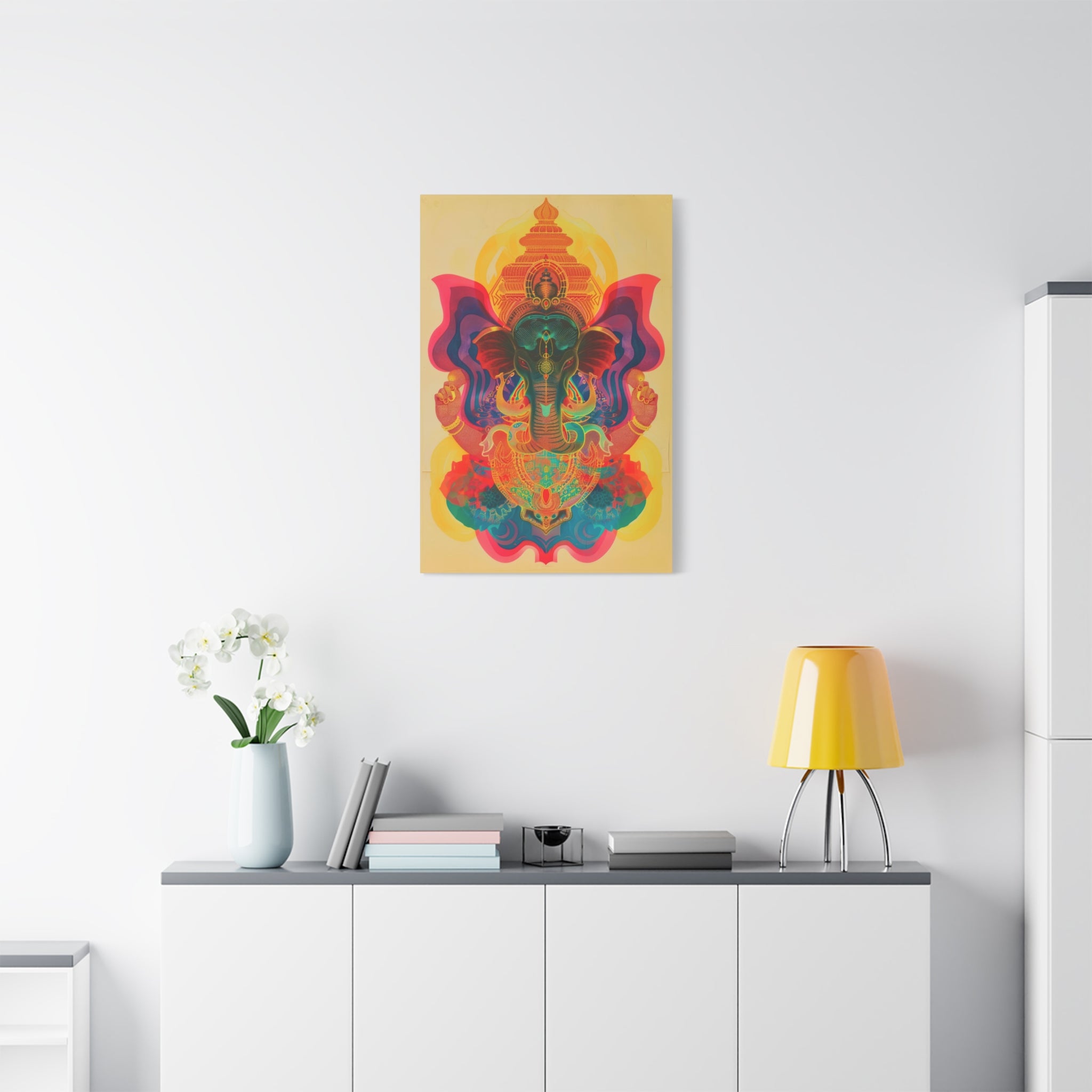 colorful-ganesha-canvas-print-wall-art-decor-spiritual-home-decor-lord-ganesha-deity-art-hindu-god-painting-ethnic-wall-hangi