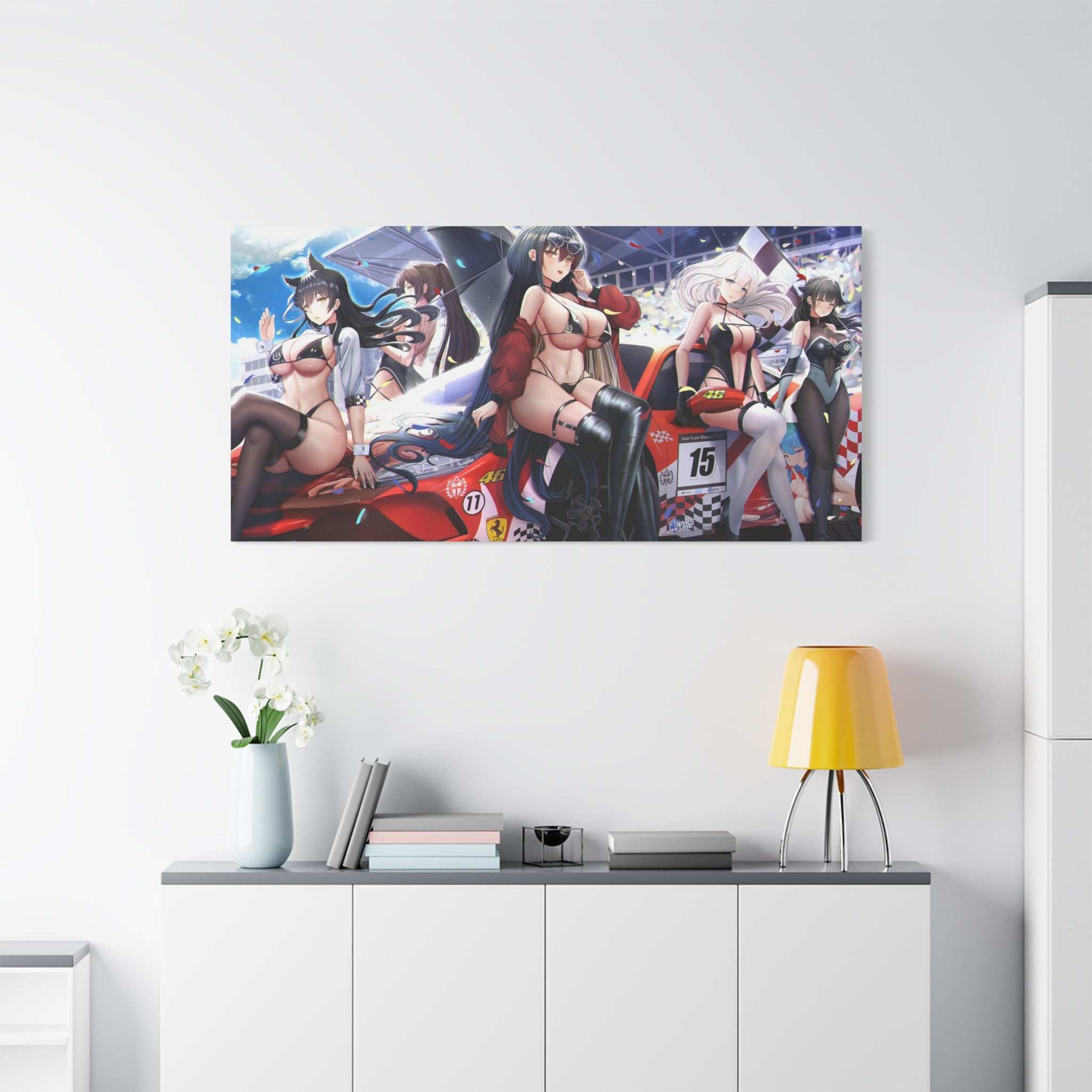 beautiful-sexy-anime-girl-canvas-print-car-race-canvas-wall-art-anime-lover-home-decor-anime-girl-poster-canvas-wall-art