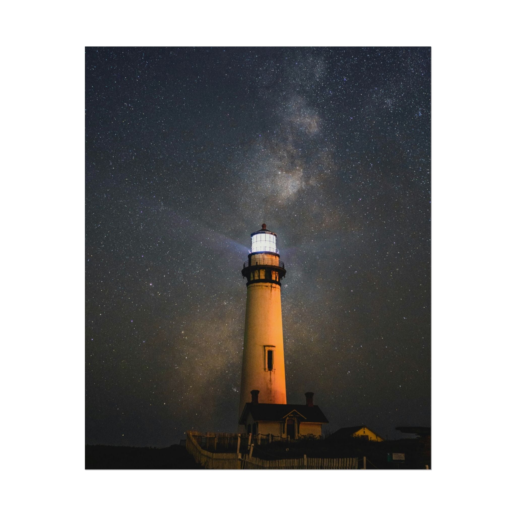 lighthouse-on-rock-poster-print-coastal-wall-art-nautical-decor-beach-house-decoration-seaside-wall