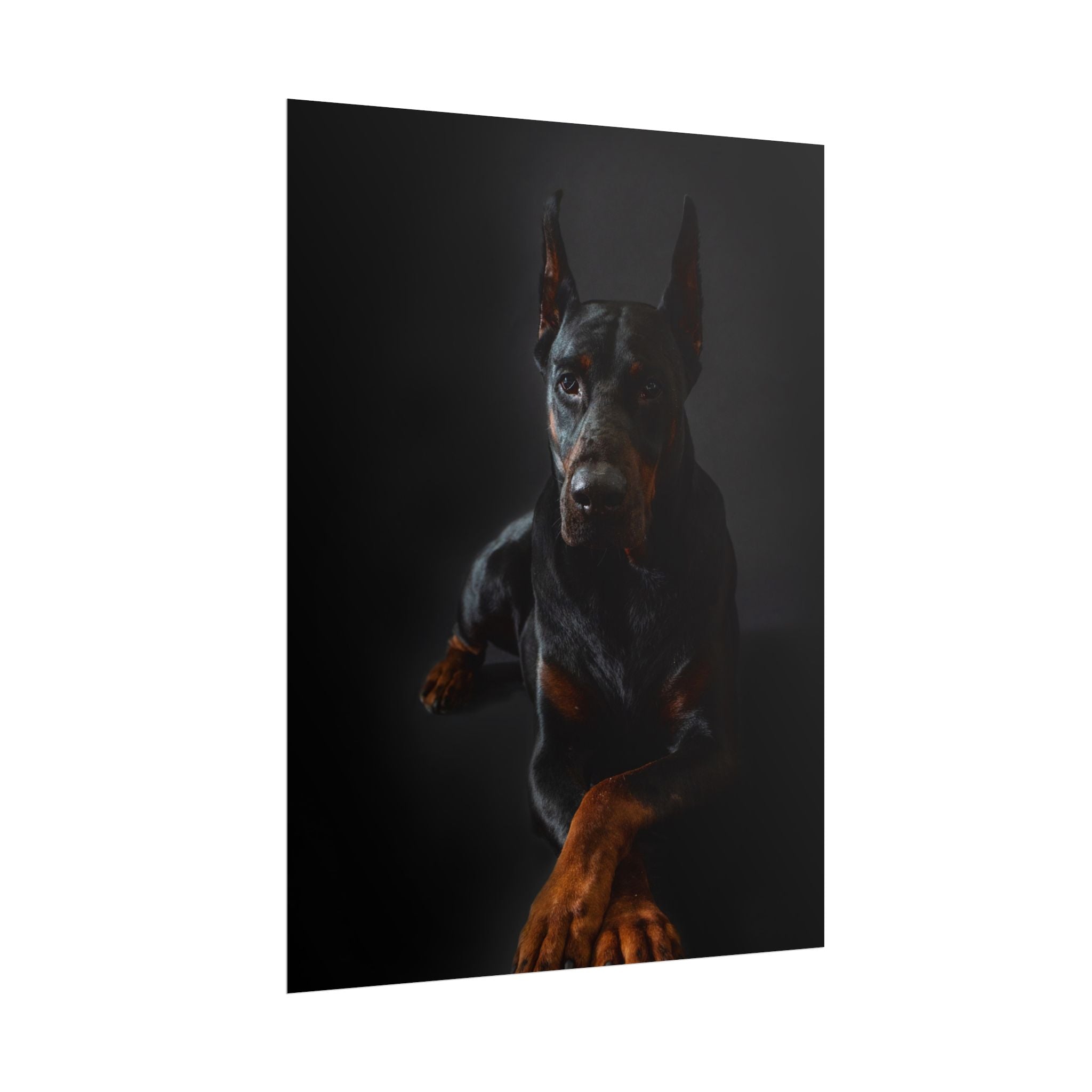 doberman-pincher-poster-print-rolled-posters-wall-art-home-decor-dog-lover-gift-animal-art-room-decoration